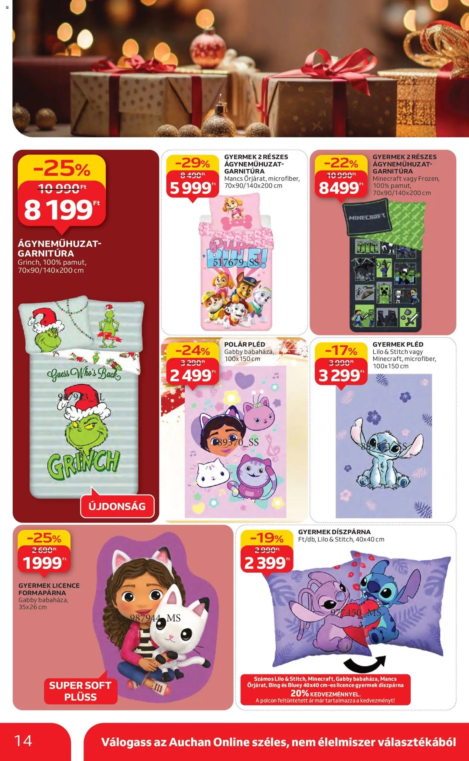 Auchan újság 2025.11.13. Karácsonyi ajándék ajánlataink (2025-11-13 - 2025-12-24)