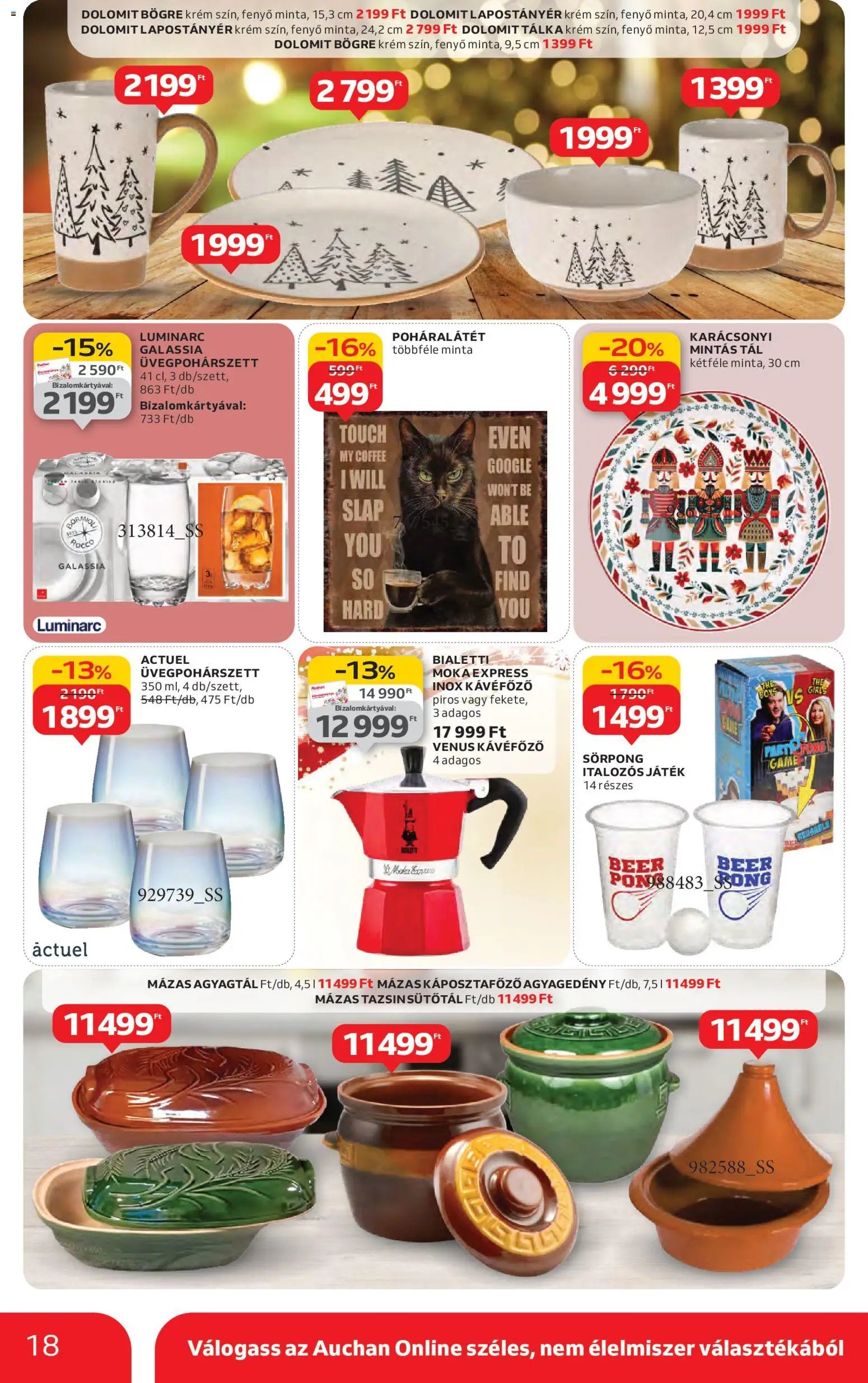 Auchan újság 2025.11.13. Karácsonyi ajándék ajánlataink (2025-11-13 - 2025-12-24)