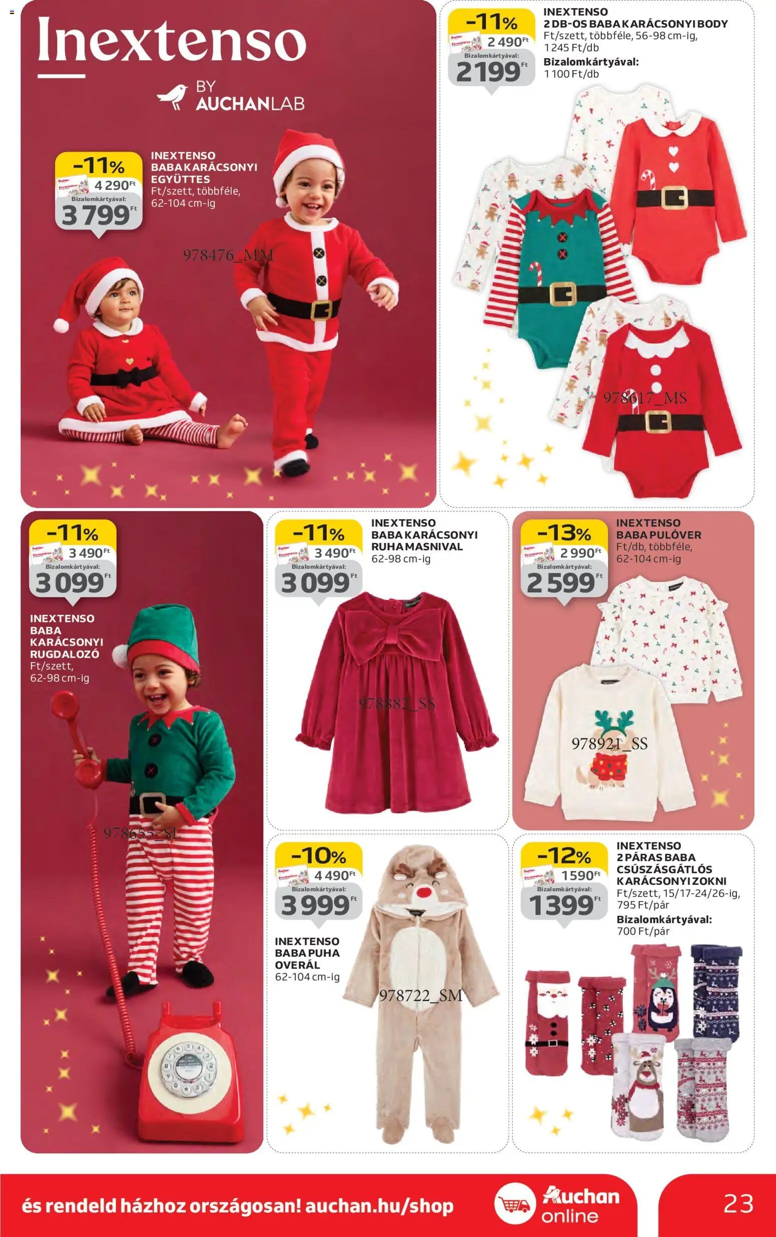 Auchan újság 2025.11.13. Karácsonyi ajándék ajánlataink (2025-11-13 - 2025-12-24)