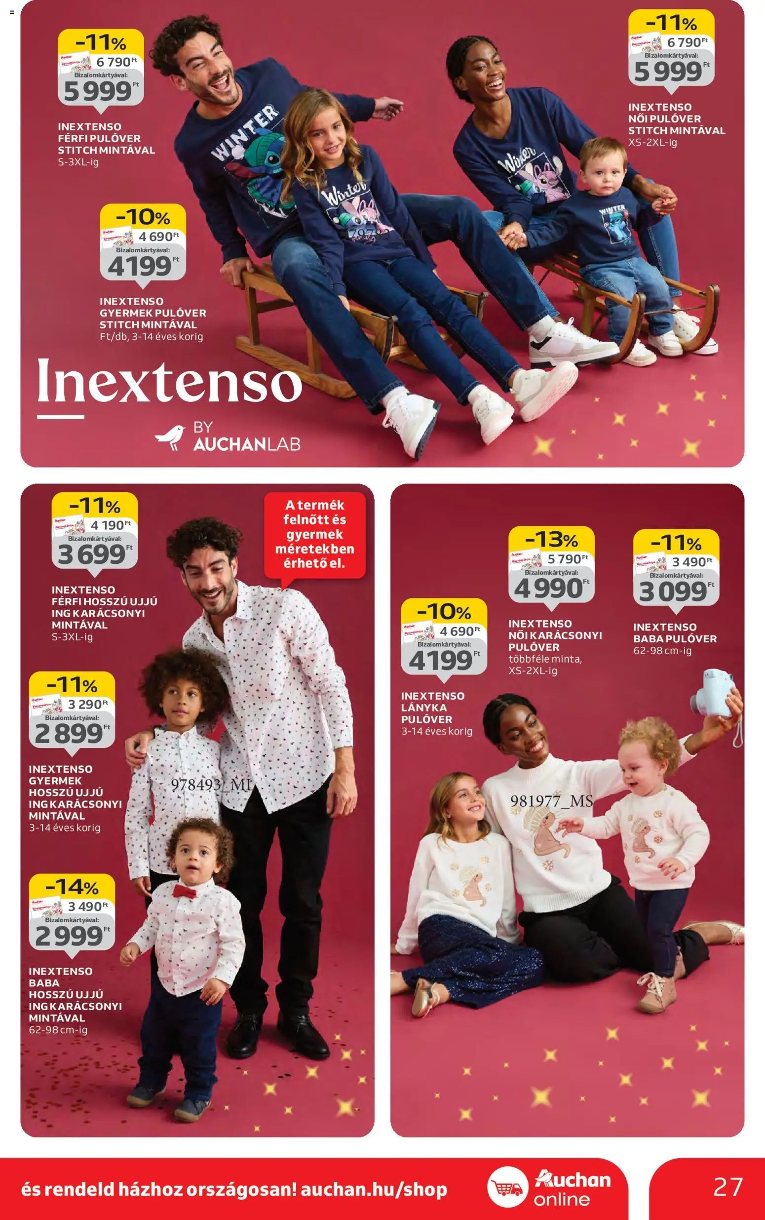 Auchan újság 2025.11.13. Karácsonyi ajándék ajánlataink (2025-11-13 - 2025-12-24)