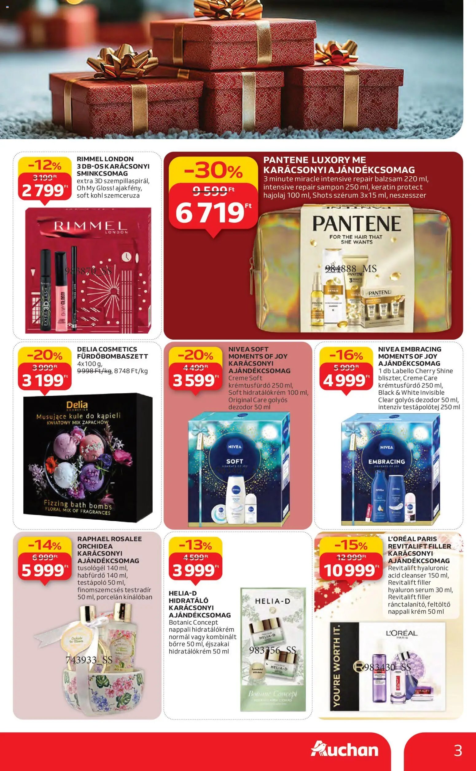 Auchan újság 2025.11.13. Karácsonyi ajándék ajánlataink (2025-11-13 - 2025-12-24)