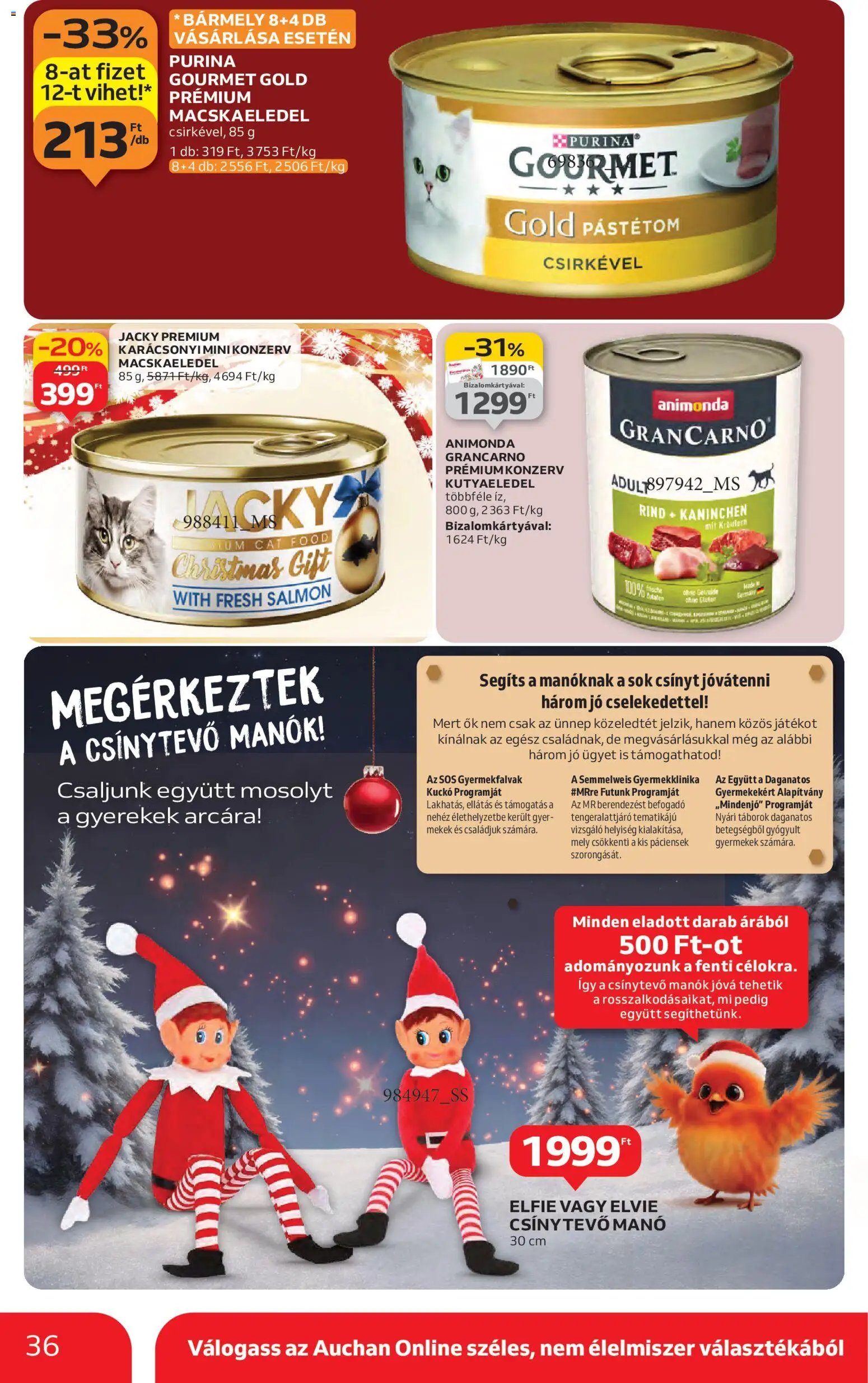 Auchan újság 2025.11.13. Karácsonyi ajándék ajánlataink (2025-11-13 - 2025-12-24)