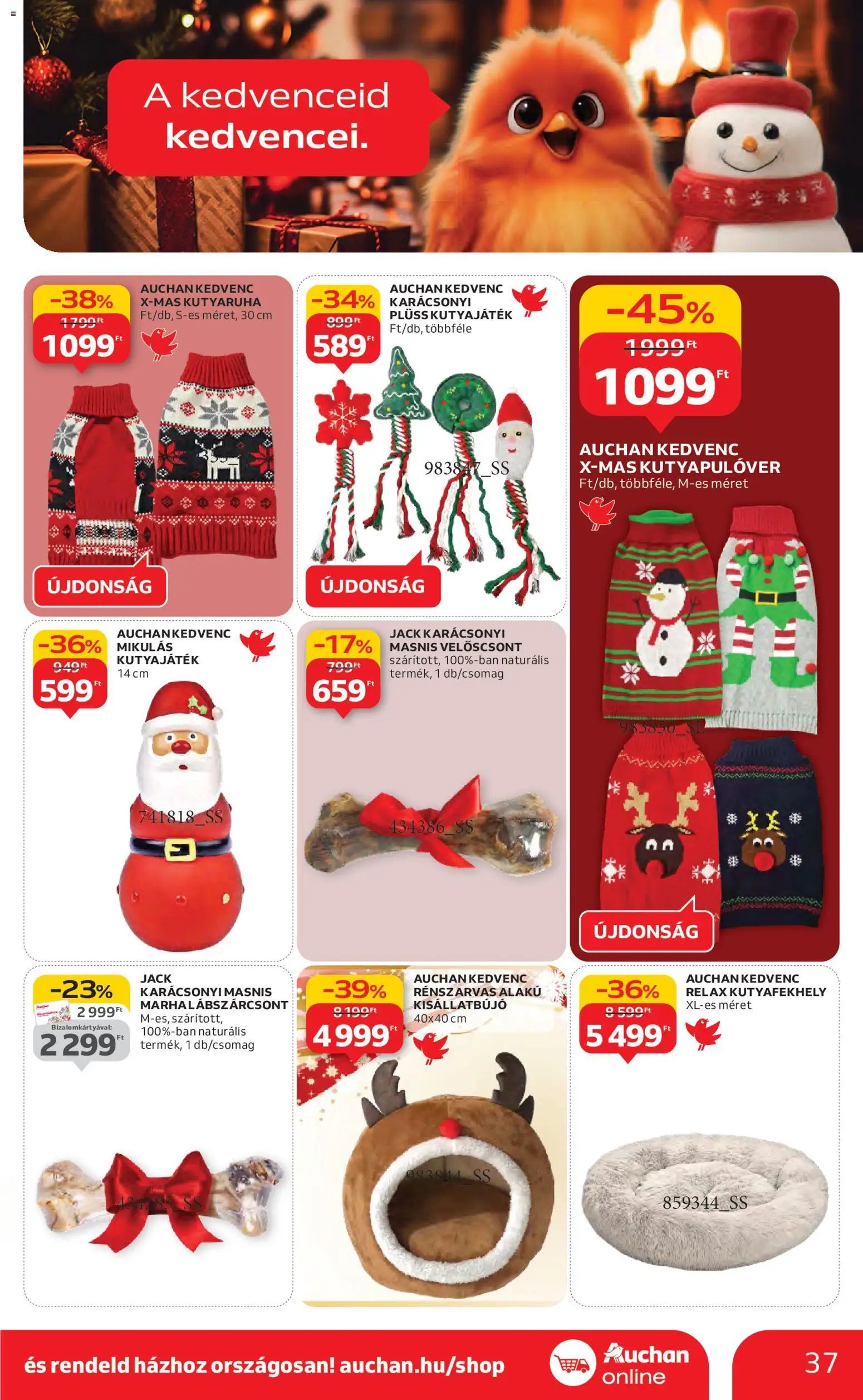 Auchan újság 2025.11.13. Karácsonyi ajándék ajánlataink (2025-11-13 - 2025-12-24)