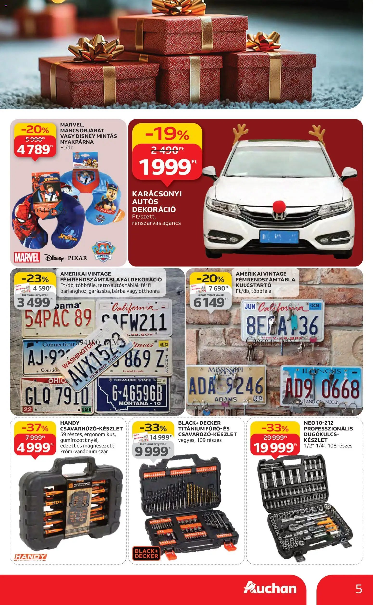 Auchan újság 2025.11.13. Karácsonyi ajándék ajánlataink (2025-11-13 - 2025-12-24)