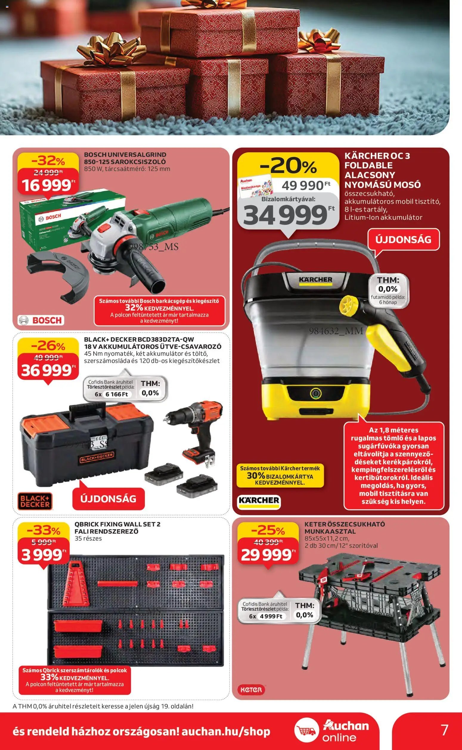 Auchan újság 2025.11.13. Karácsonyi ajándék ajánlataink (2025-11-13 - 2025-12-24)