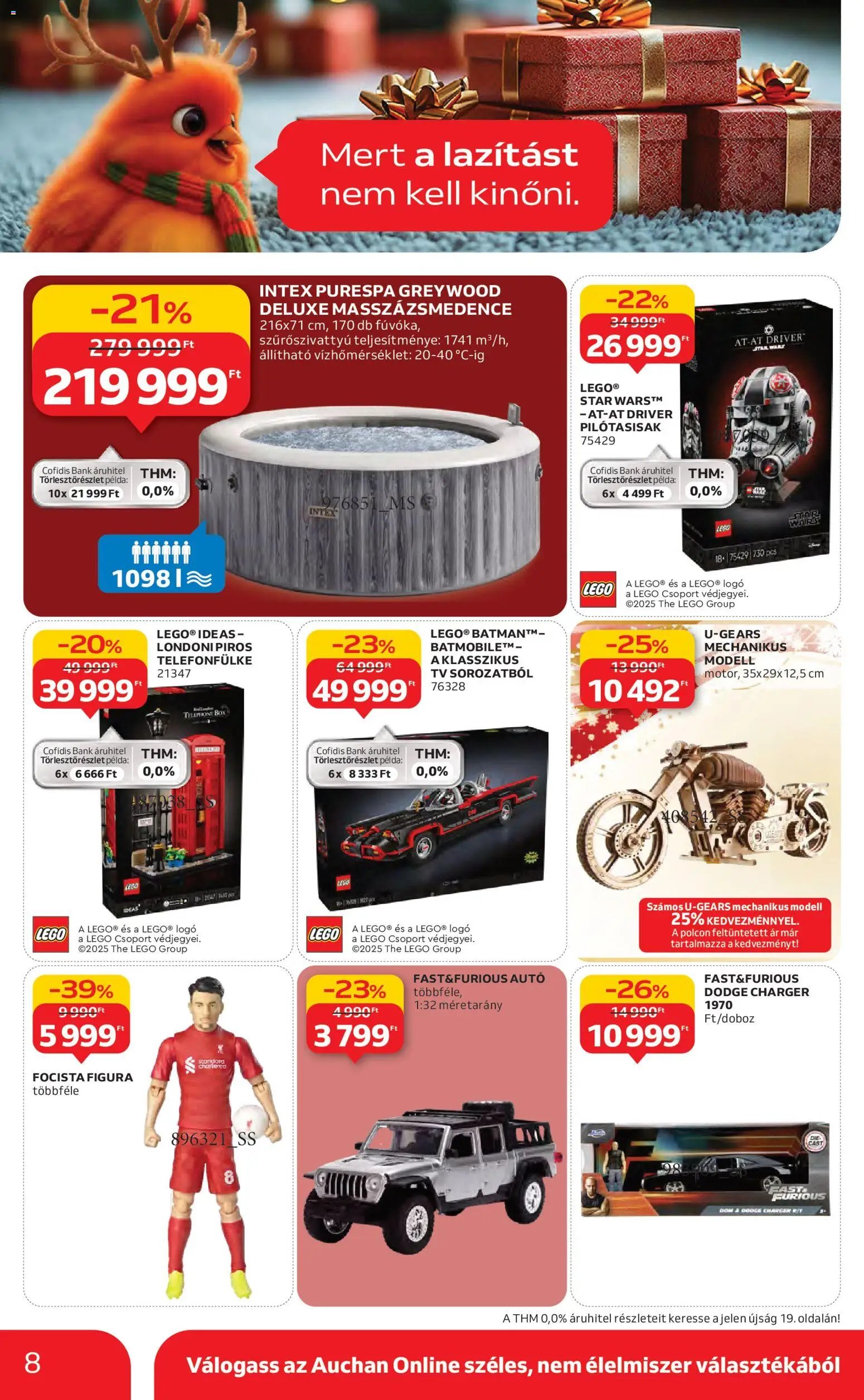 Auchan újság 2025.11.13. Karácsonyi ajándék ajánlataink (2025-11-13 - 2025-12-24)