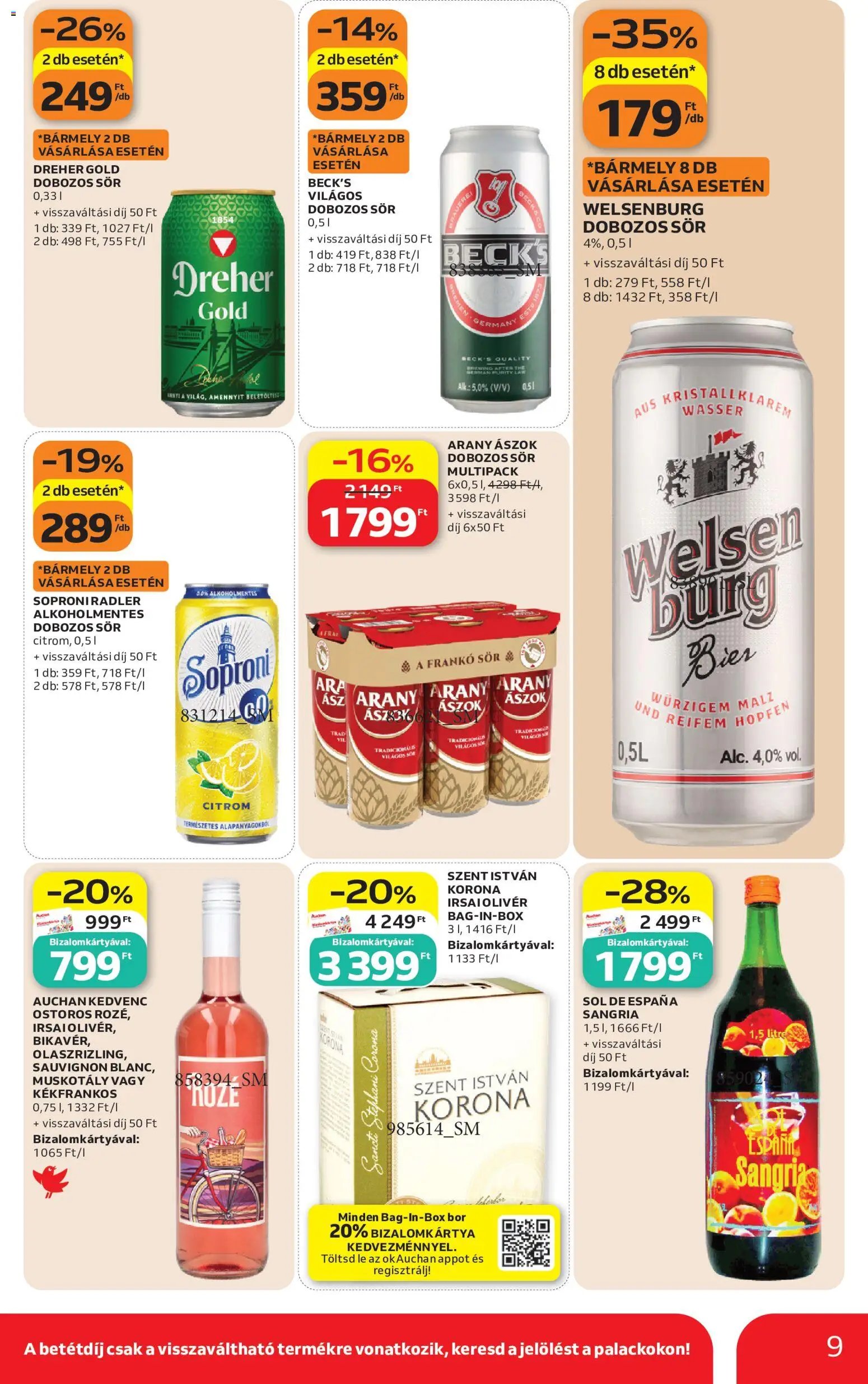 Auchan újság 2026.08.27. Auchan Szupermarket akciós újság