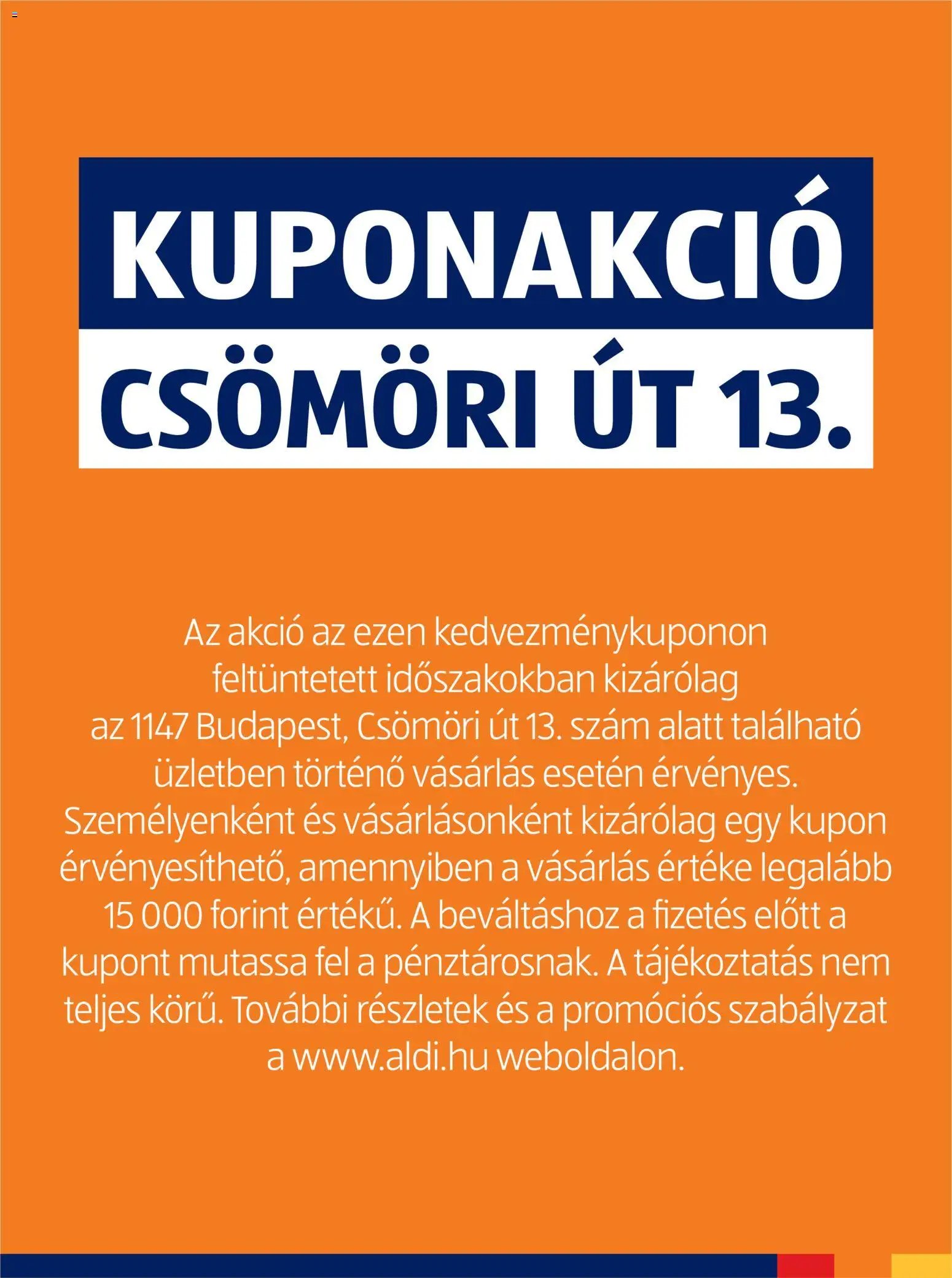Aldi újság 2025.11.03. Kupón Akció | Budapest (2025-11-03 - 2025-11-09)