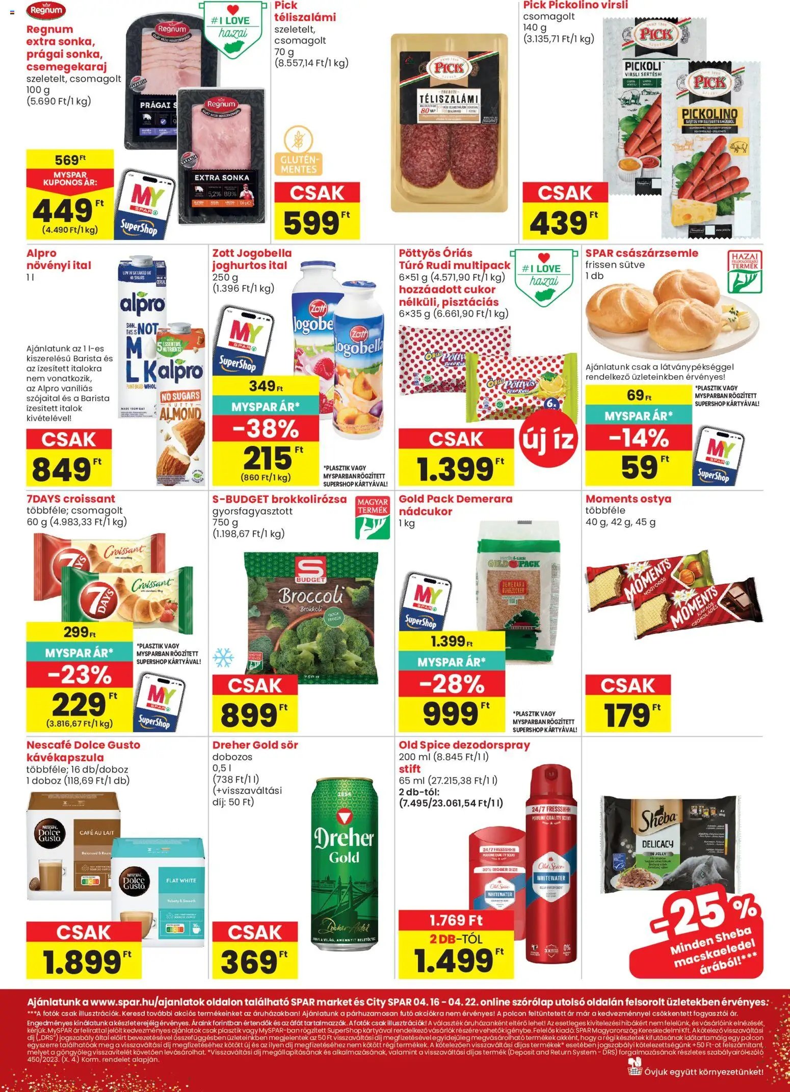 Spar Market újság 2026.04.16. Spar Market akciós újság (2026-04-16 - 2026-04-22)