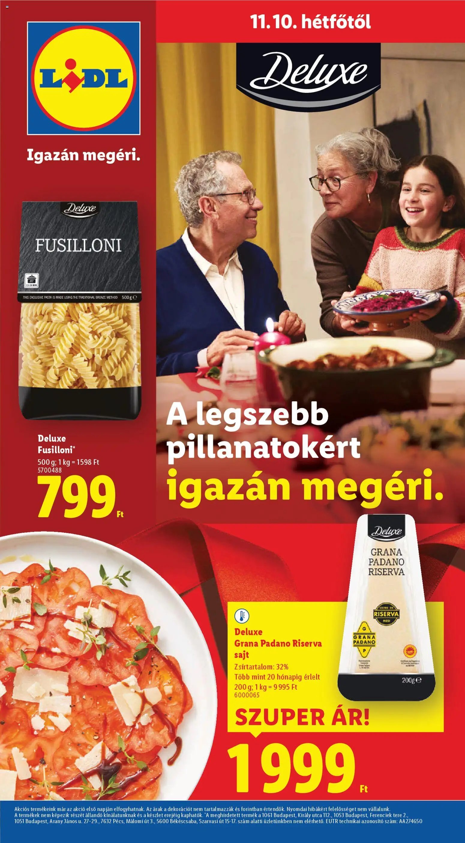 Lidl újság 2025.11.06. Deluxe katalógus (2025-11-06 - 2025-12-28)