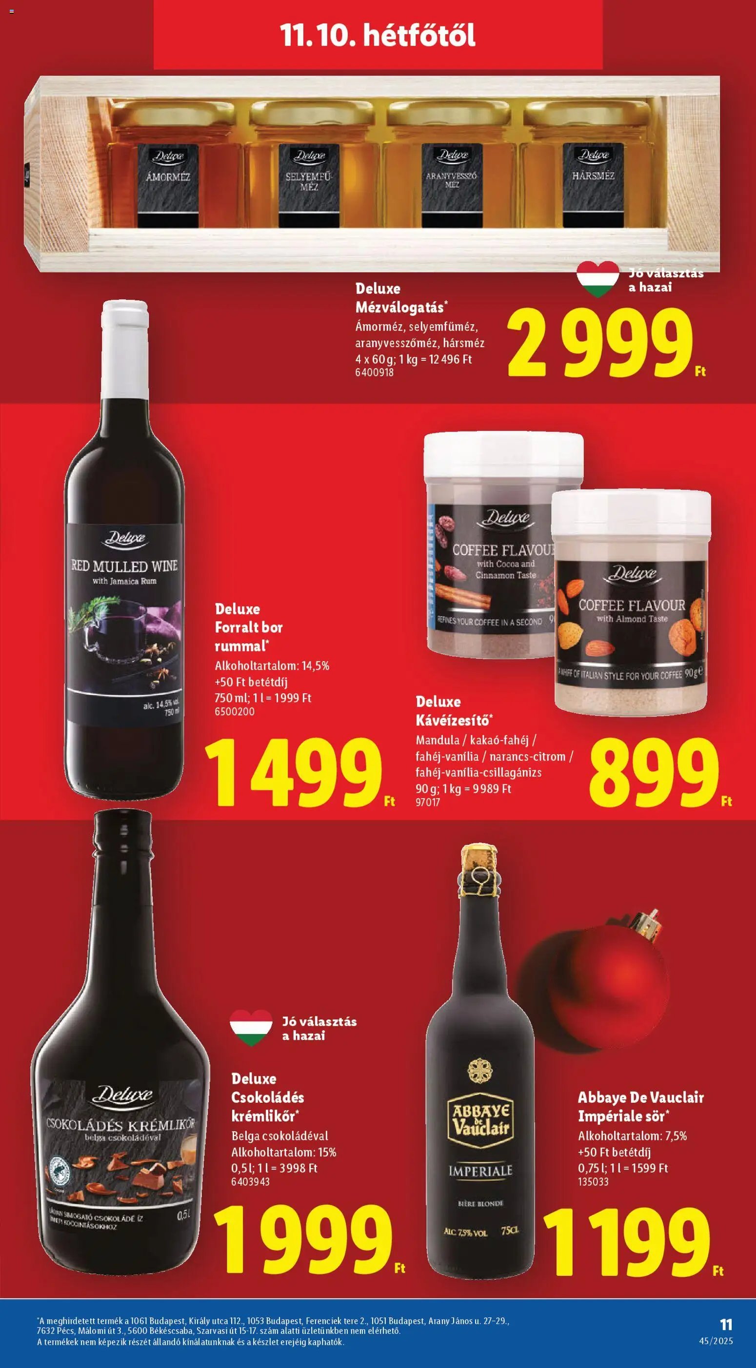 Lidl újság 2025.11.06. Deluxe katalógus (2025-11-06 - 2025-12-28)