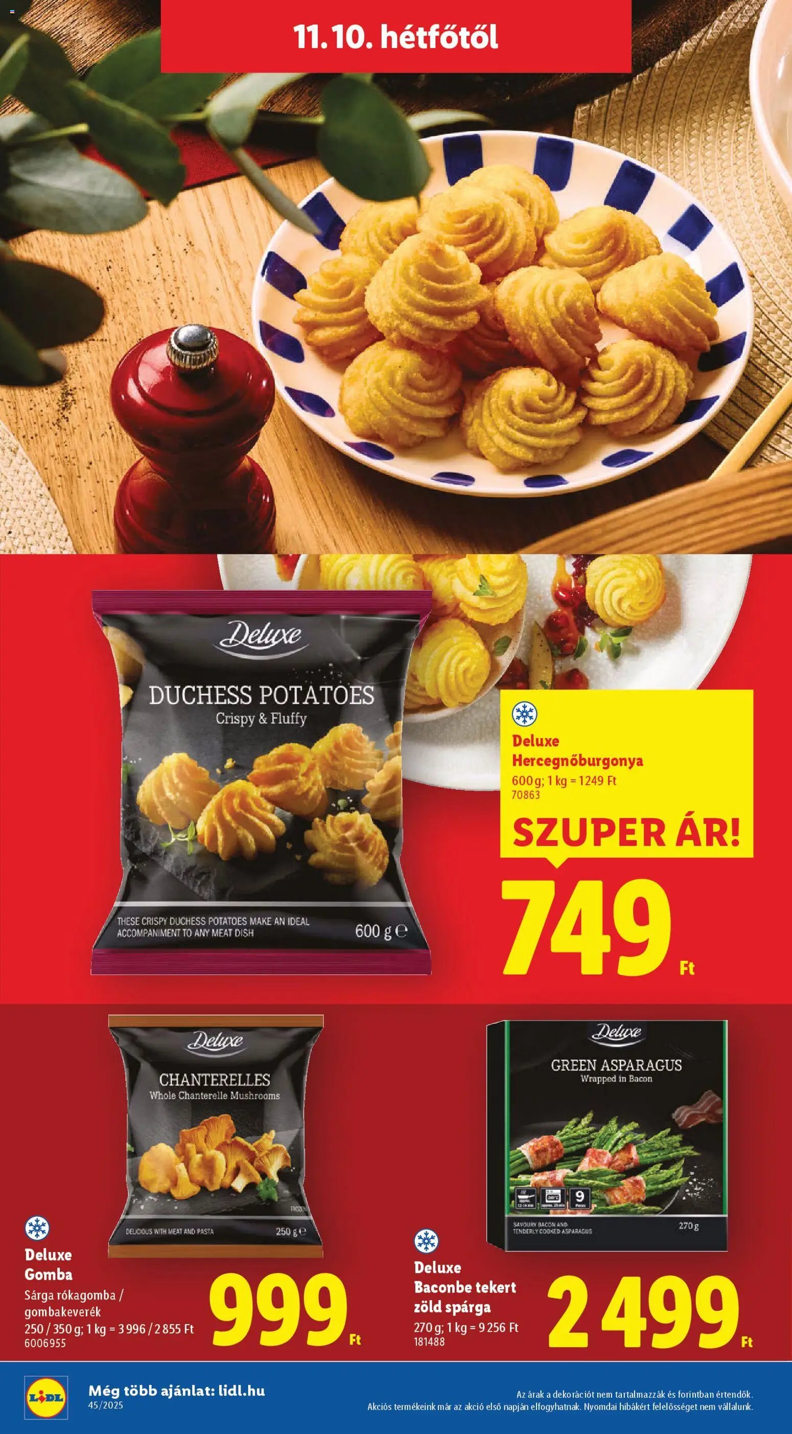 Lidl újság 2025.11.06. Deluxe katalógus (2025-11-06 - 2025-12-28)