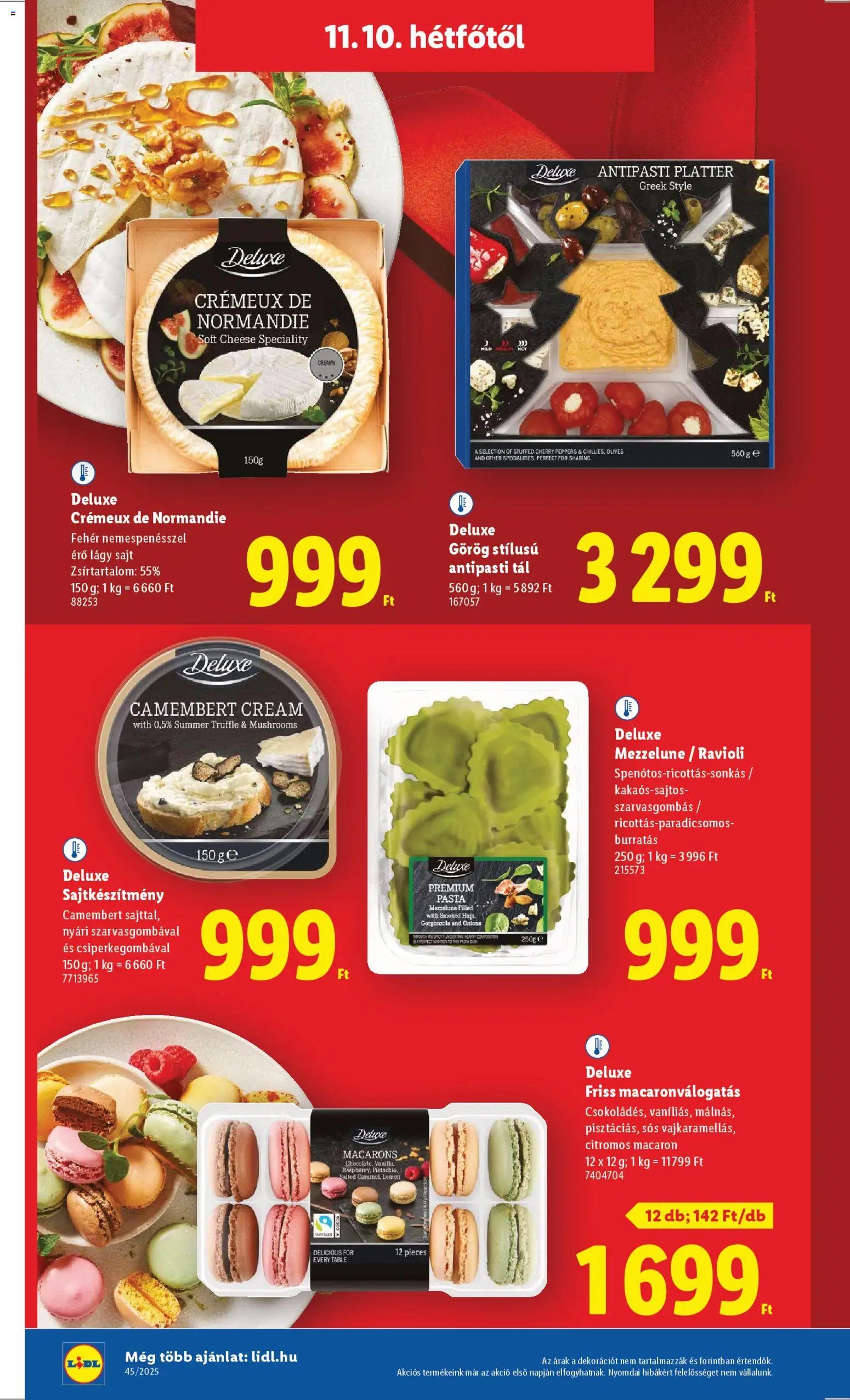 Lidl újság 2025.11.06. Deluxe katalógus (2025-11-06 - 2025-12-28)