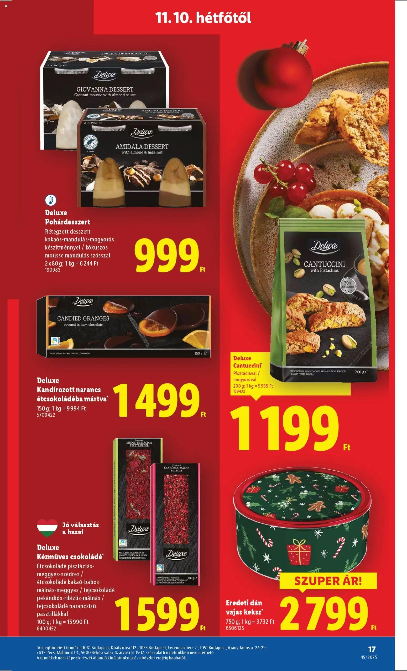Lidl újság 2025.11.06. Deluxe katalógus (2025-11-06 - 2025-12-28)
