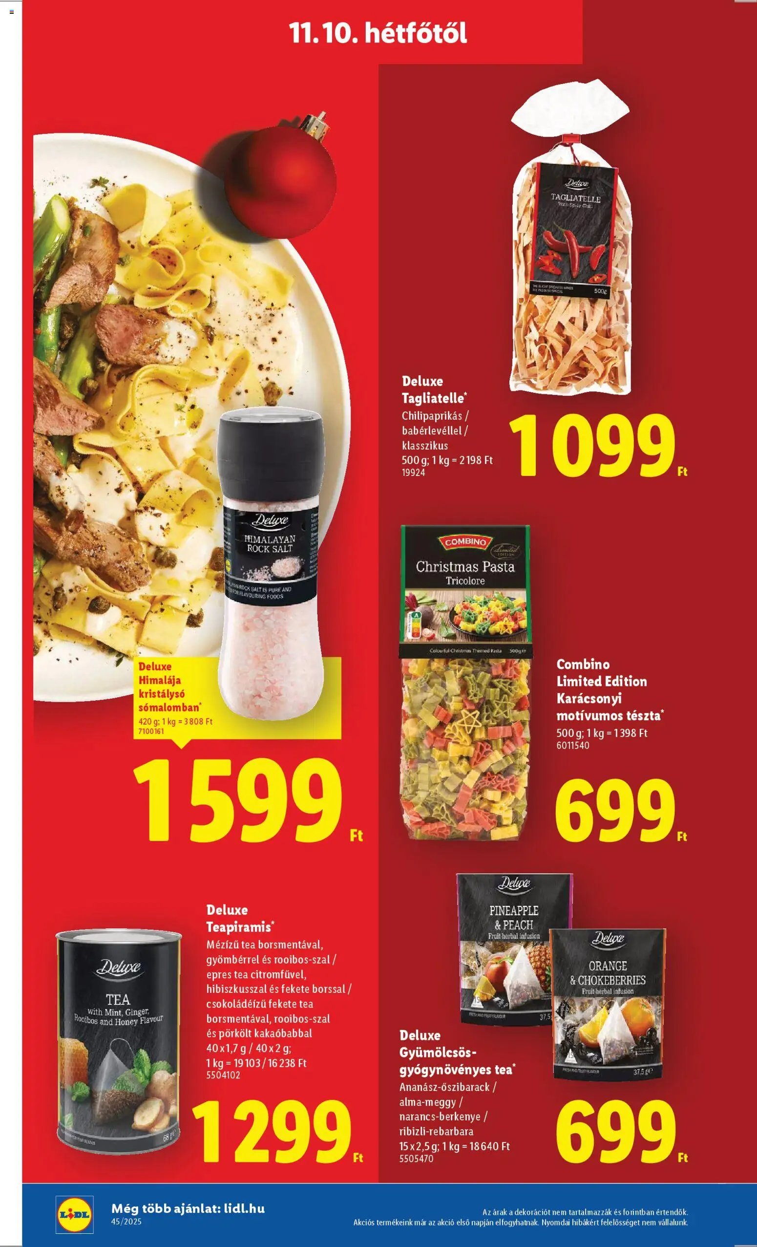 Lidl újság 2025.11.06. Deluxe katalógus (2025-11-06 - 2025-12-28)