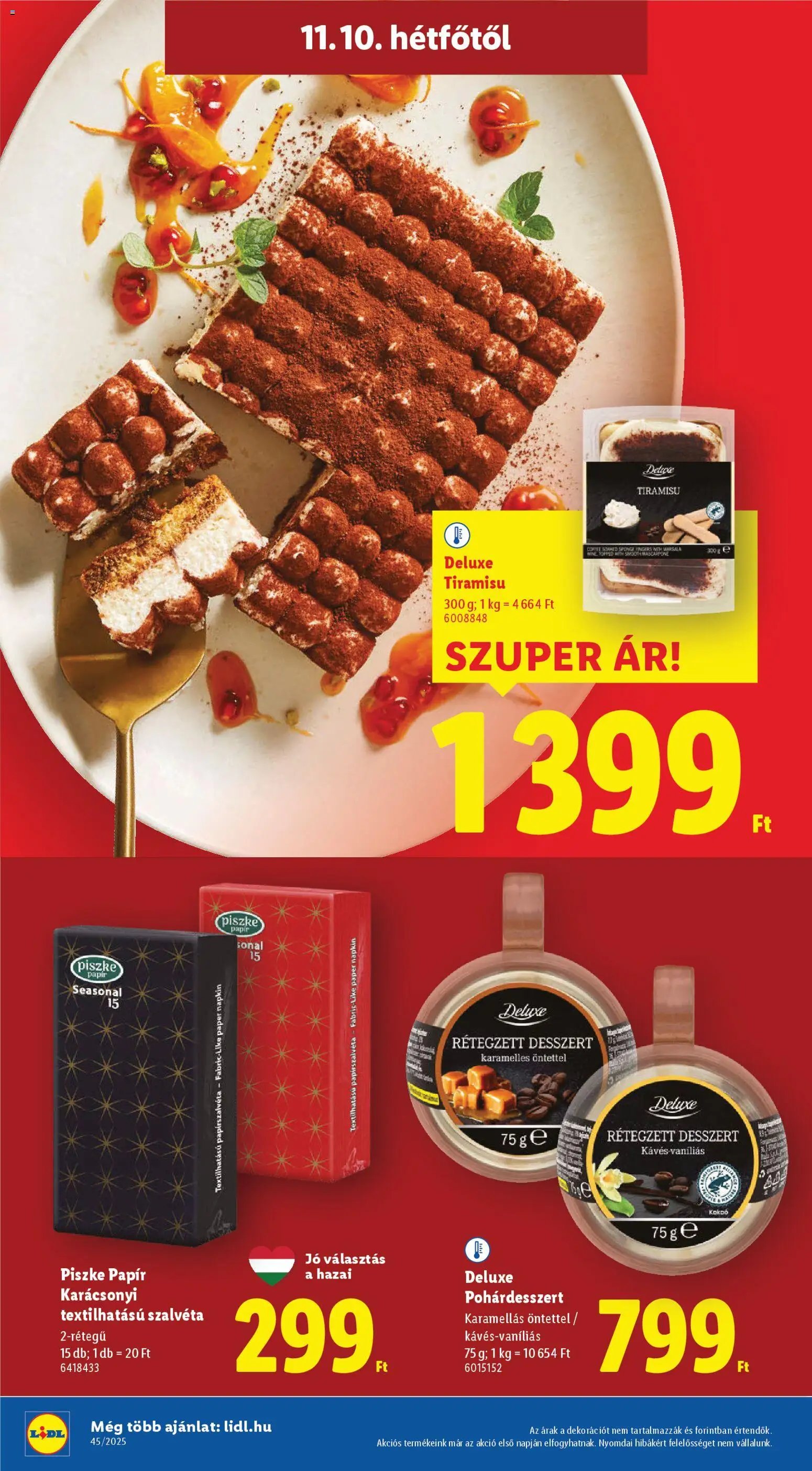 Lidl újság 2025.11.06. Deluxe katalógus (2025-11-06 - 2025-12-28)