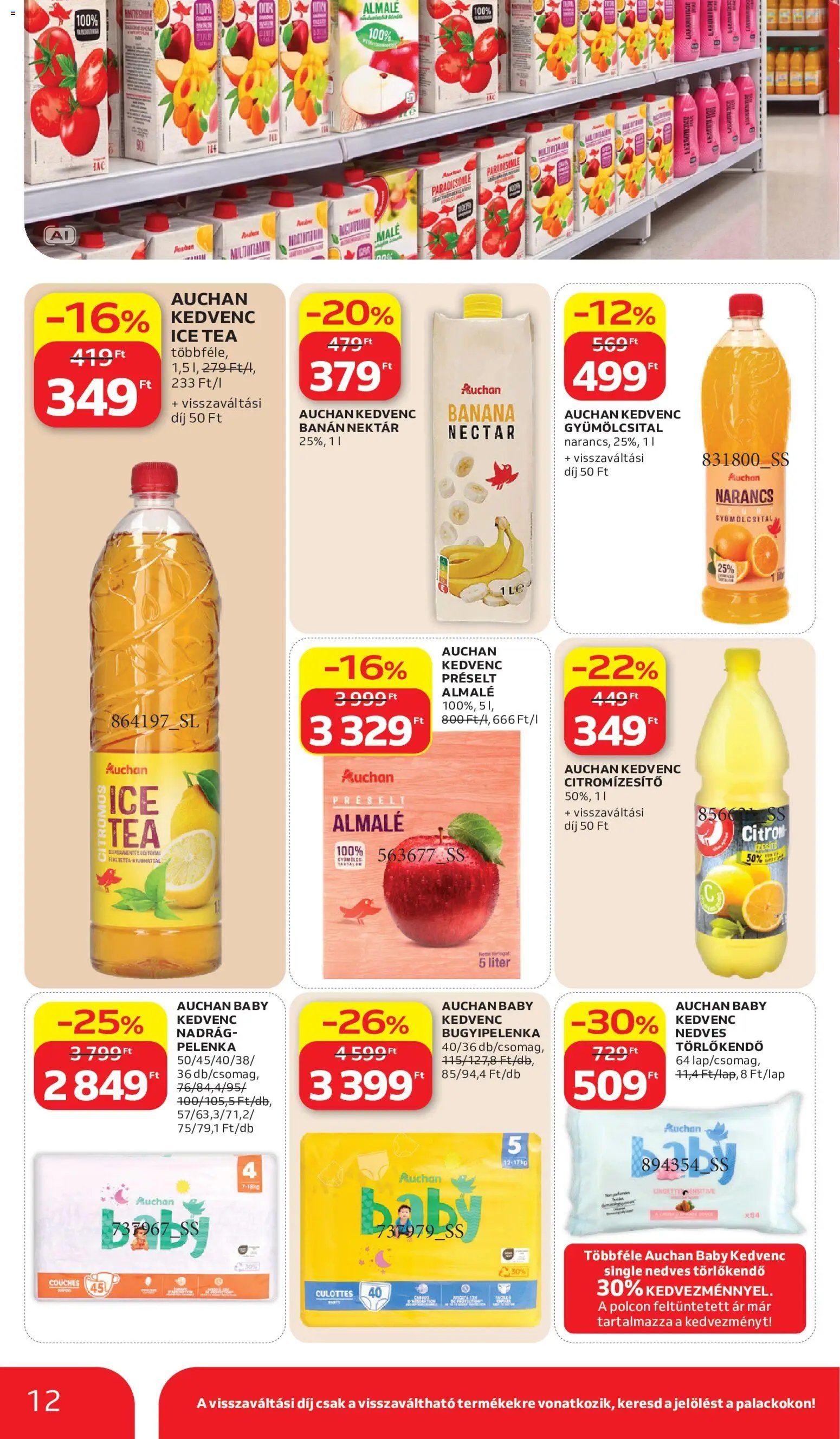 Auchan Saját Márkás ajánlatok 2026.10.15. - lapozható formában szórólap ✳️