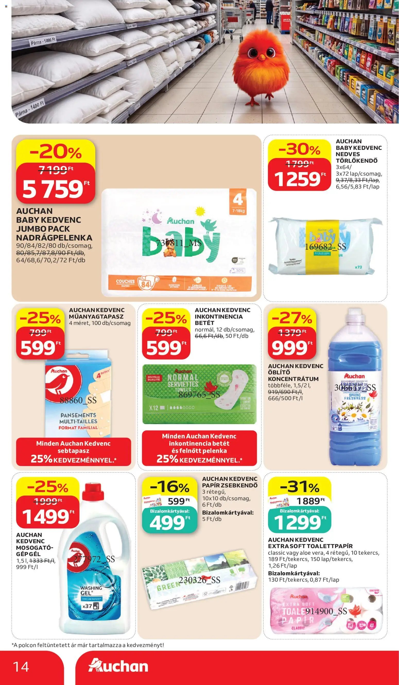 Auchan Saját Márkás ajánlatok 2026.10.15. - lapozható formában szórólap ✳️