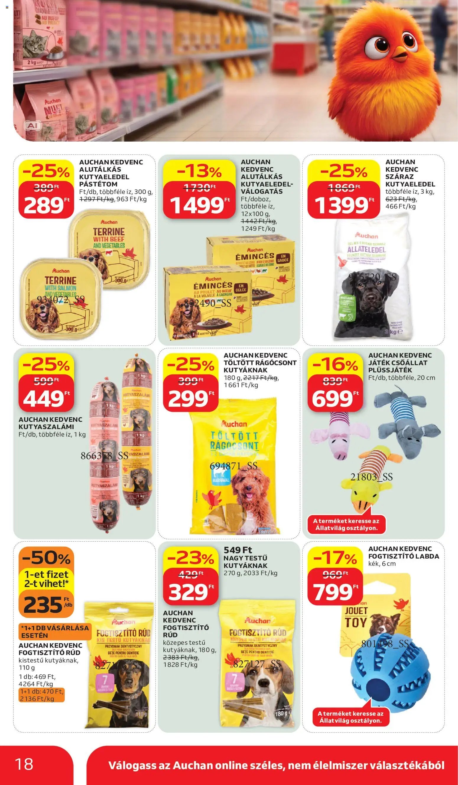 Auchan Saját Márkás ajánlatok 2026.10.15. - lapozható formában szórólap ✳️