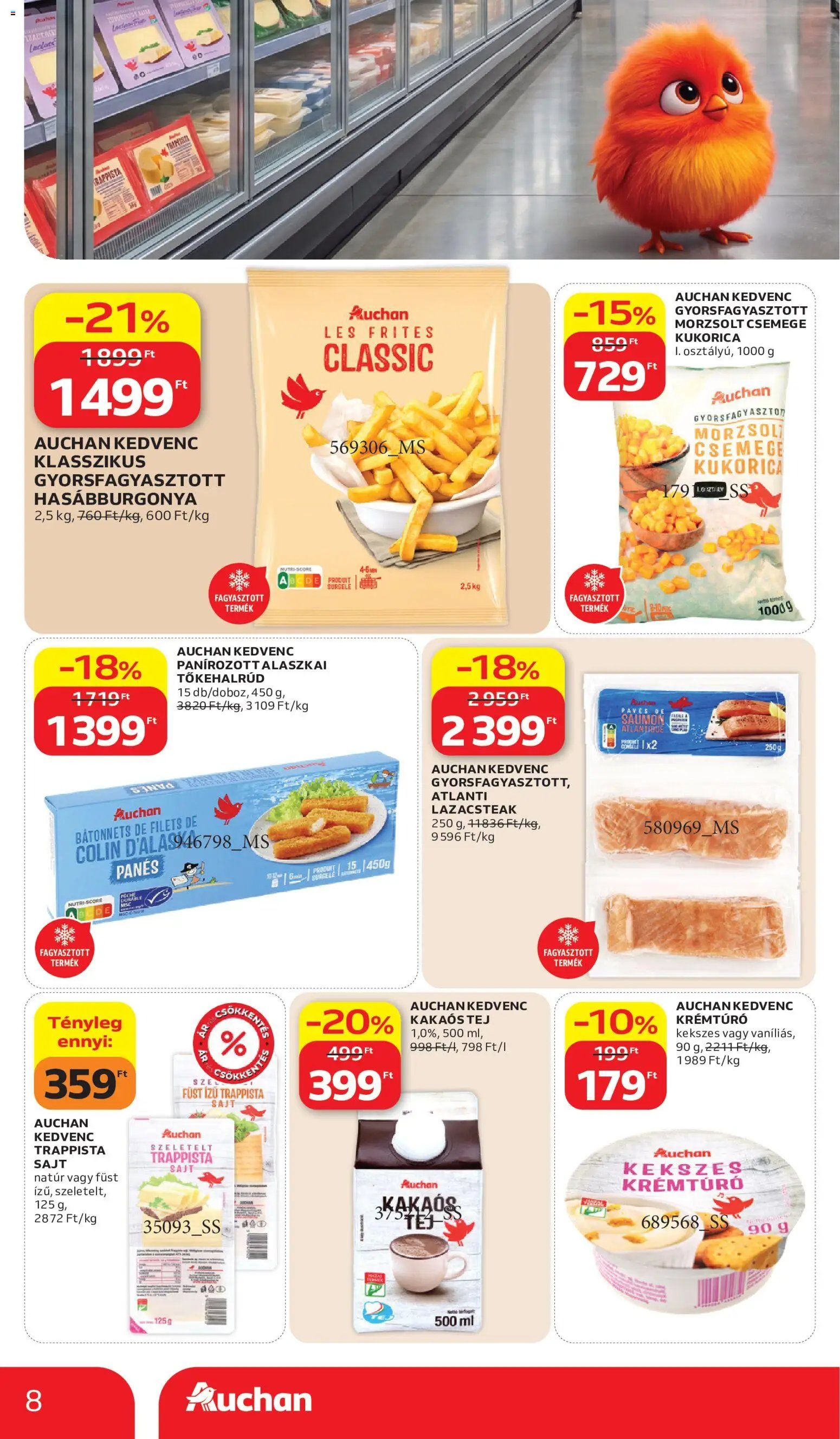 Auchan Saját Márkás ajánlatok 2026.10.15. - lapozható formában szórólap ✳️