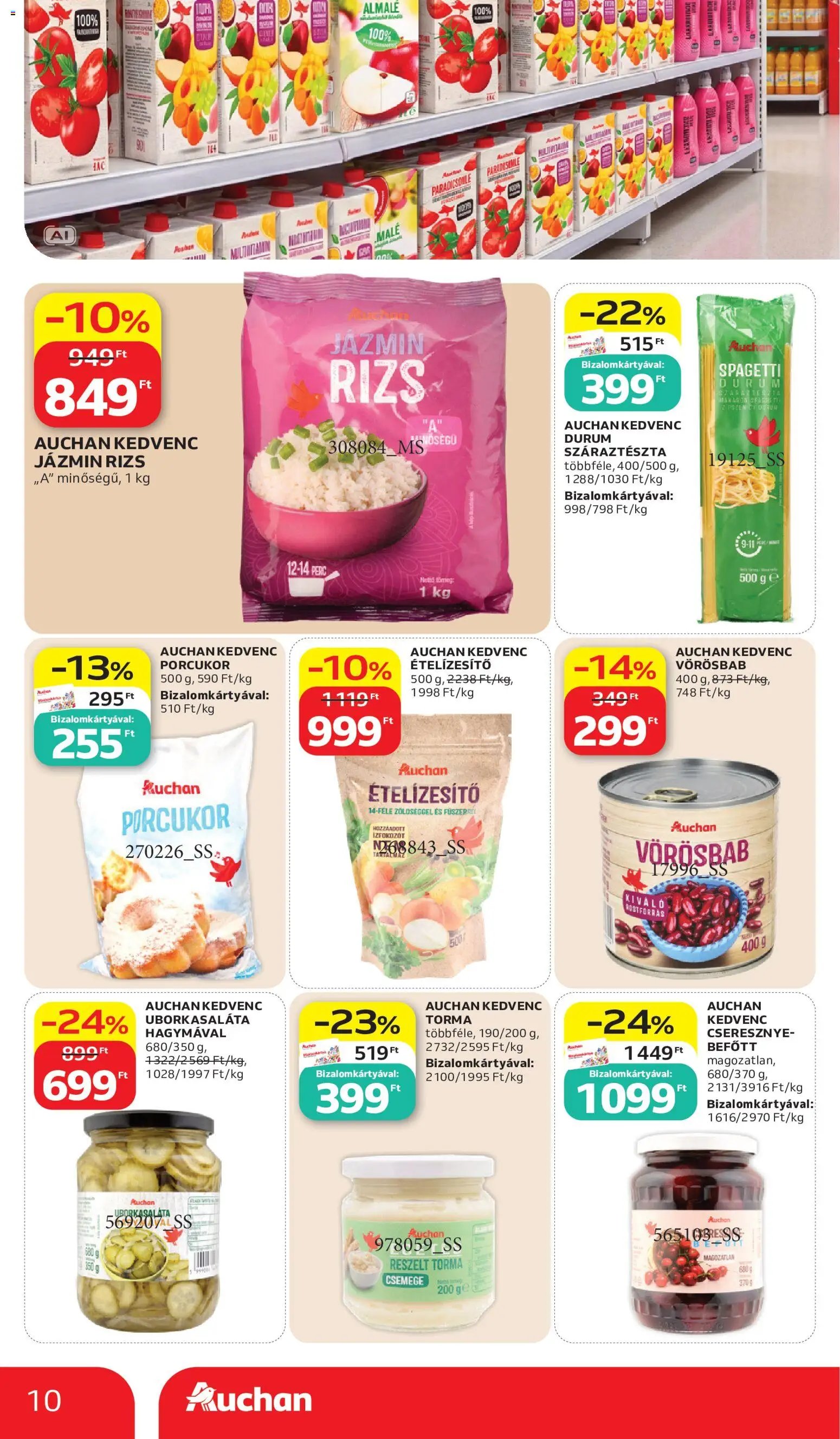 Auchan Saját Márkás ajánlatok 2026.10.15. - lapozható formában szórólap ✳️
