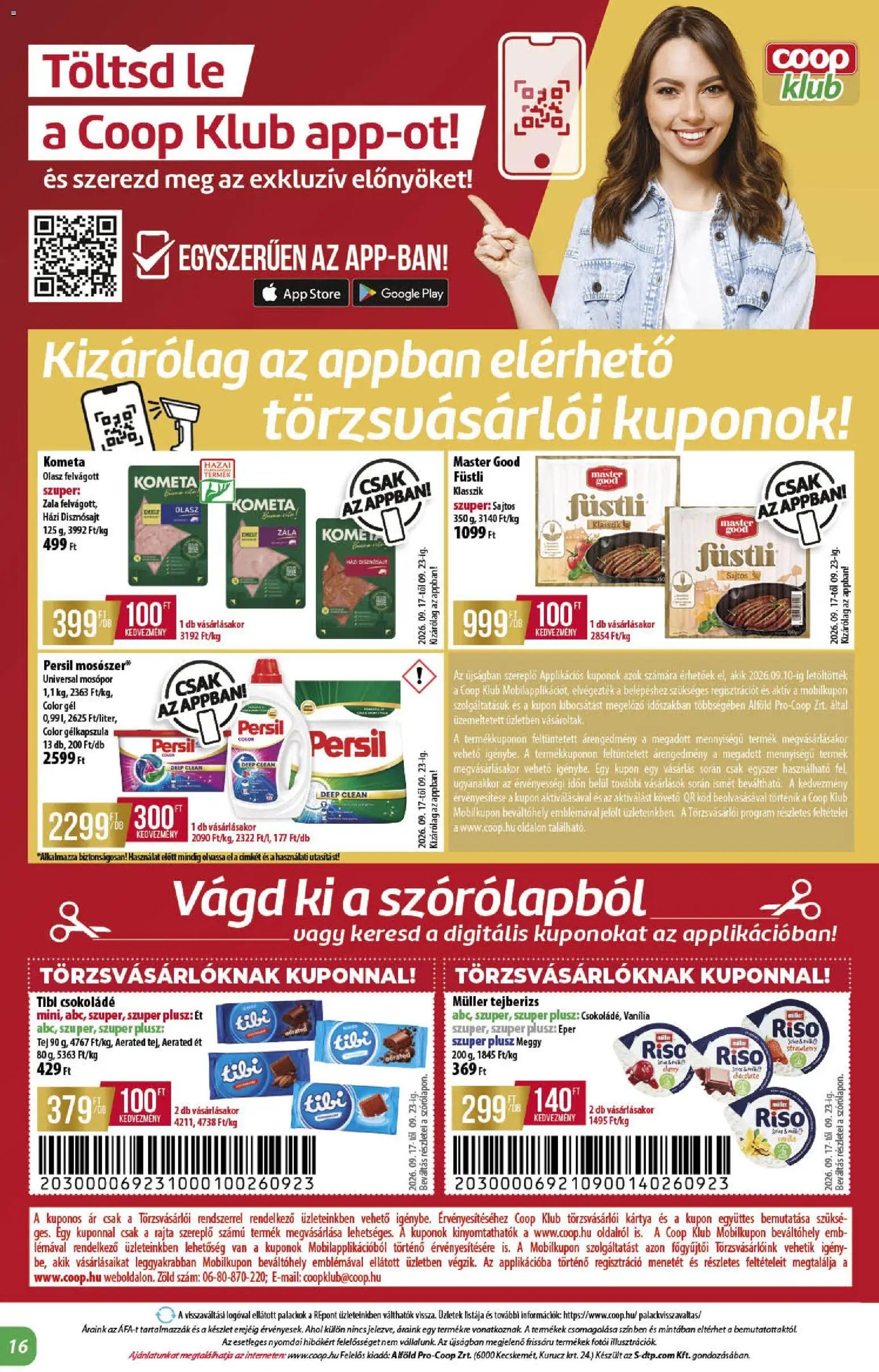COOP újság 2026.09.17. COOP - Abc & szuper / Alföld Pro-Coop Zrt.