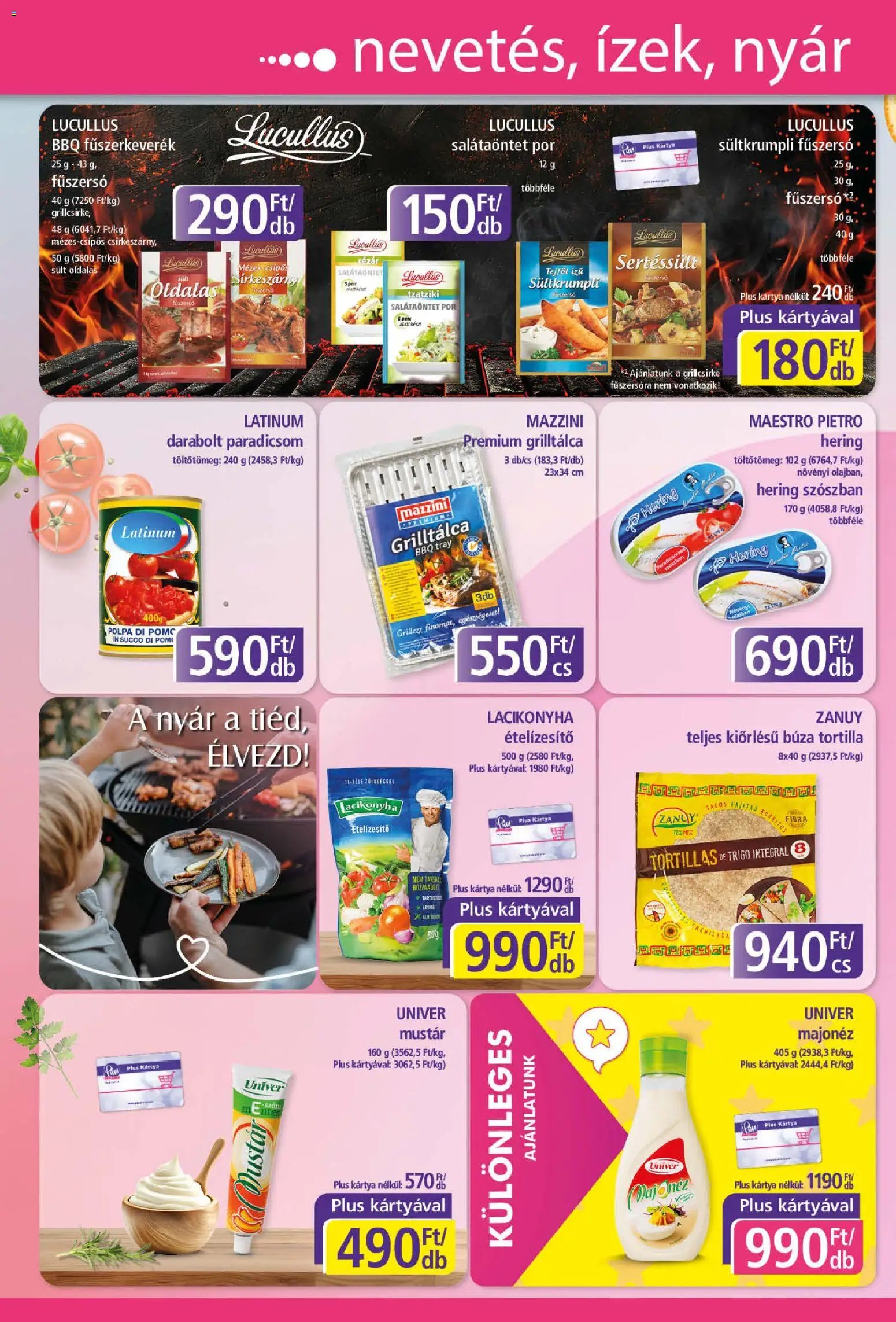 Plus Market újság 2026.07.16. Plus Market akciós újság