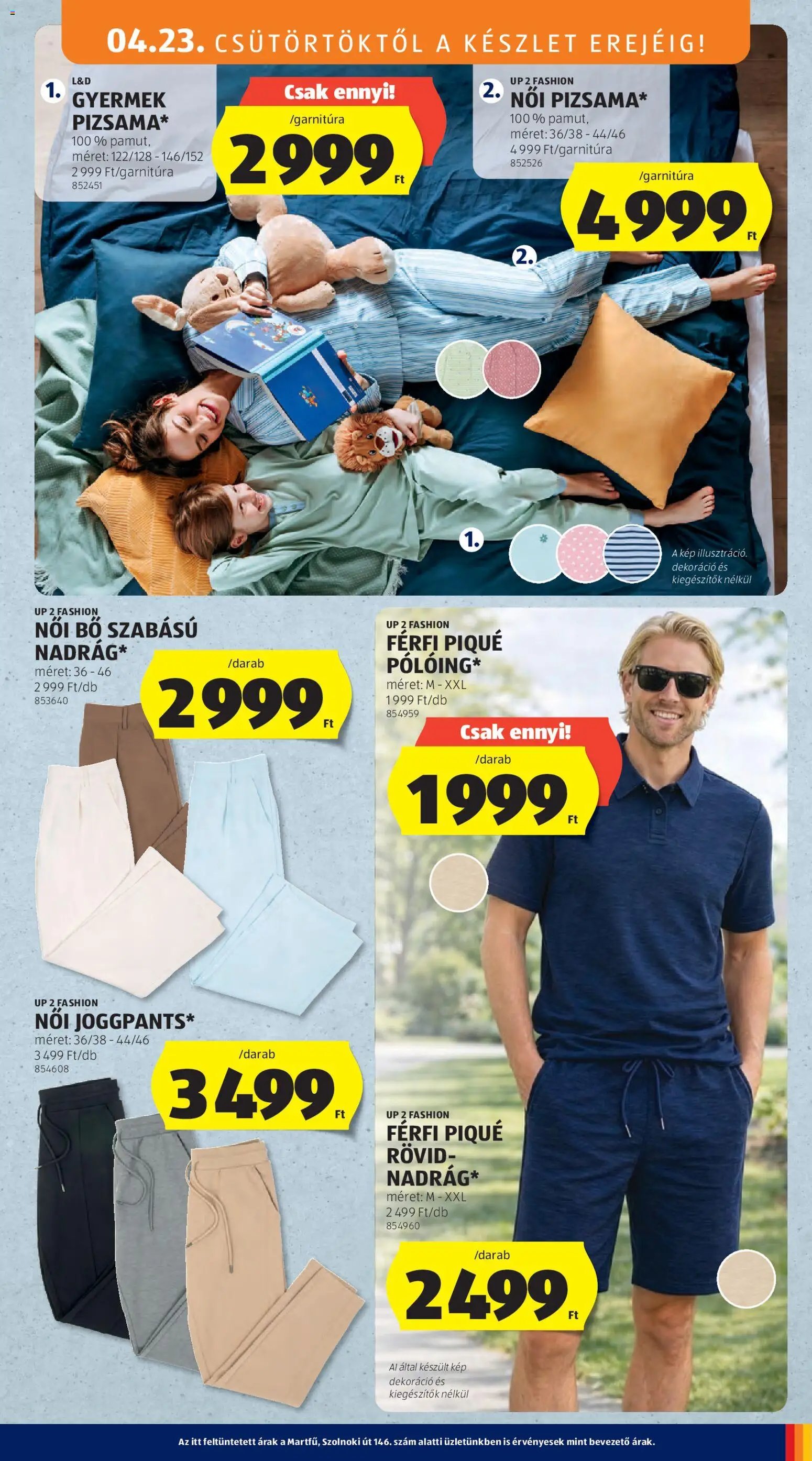 Aldi újság 2026.04.23. Aldi Középső sor termékei (2026-04-23 - 2026-04-29)