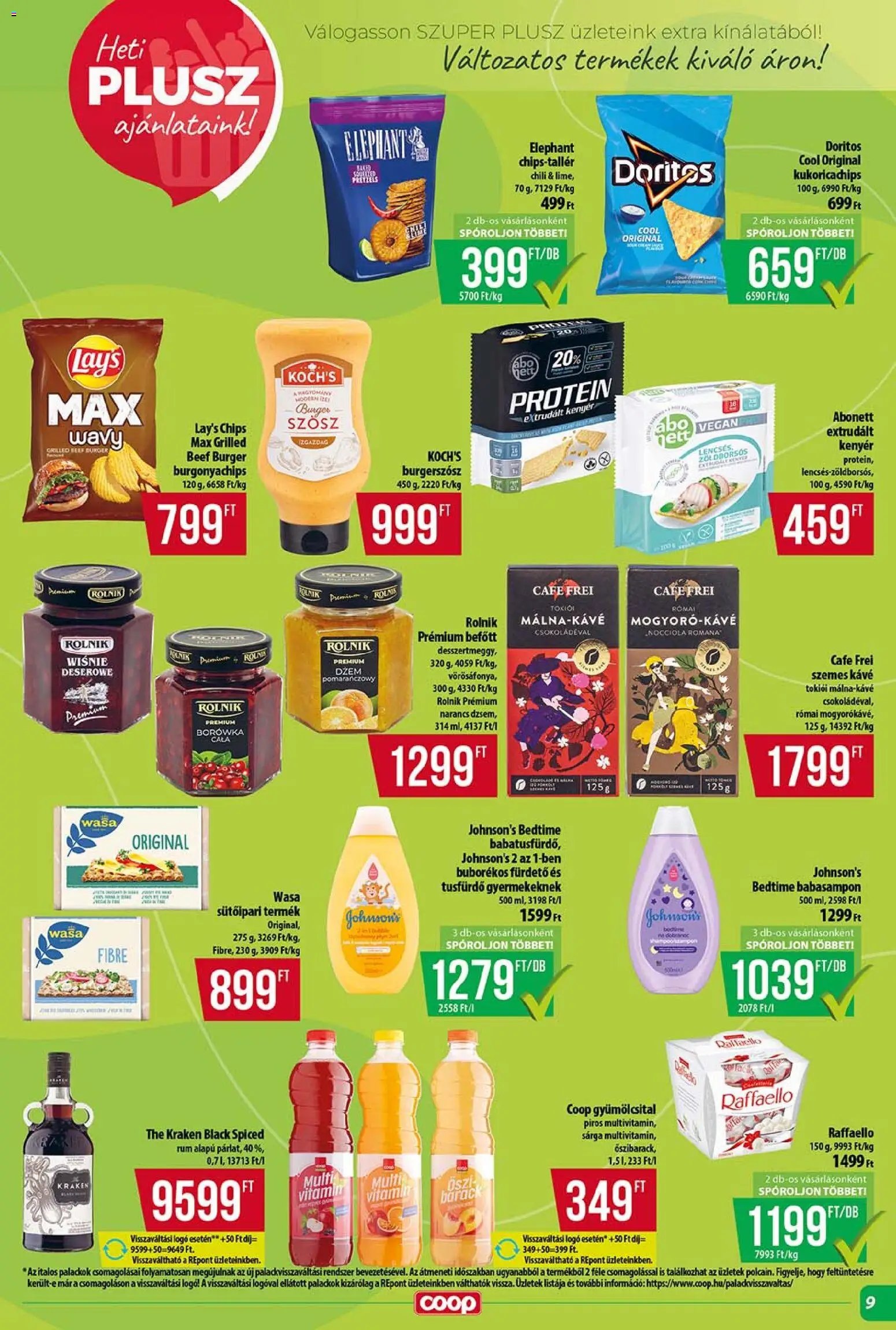 COOP újság 2025.11.13. Tisza - Szuper Plusz (2025-11-13 - 2025-11-19)