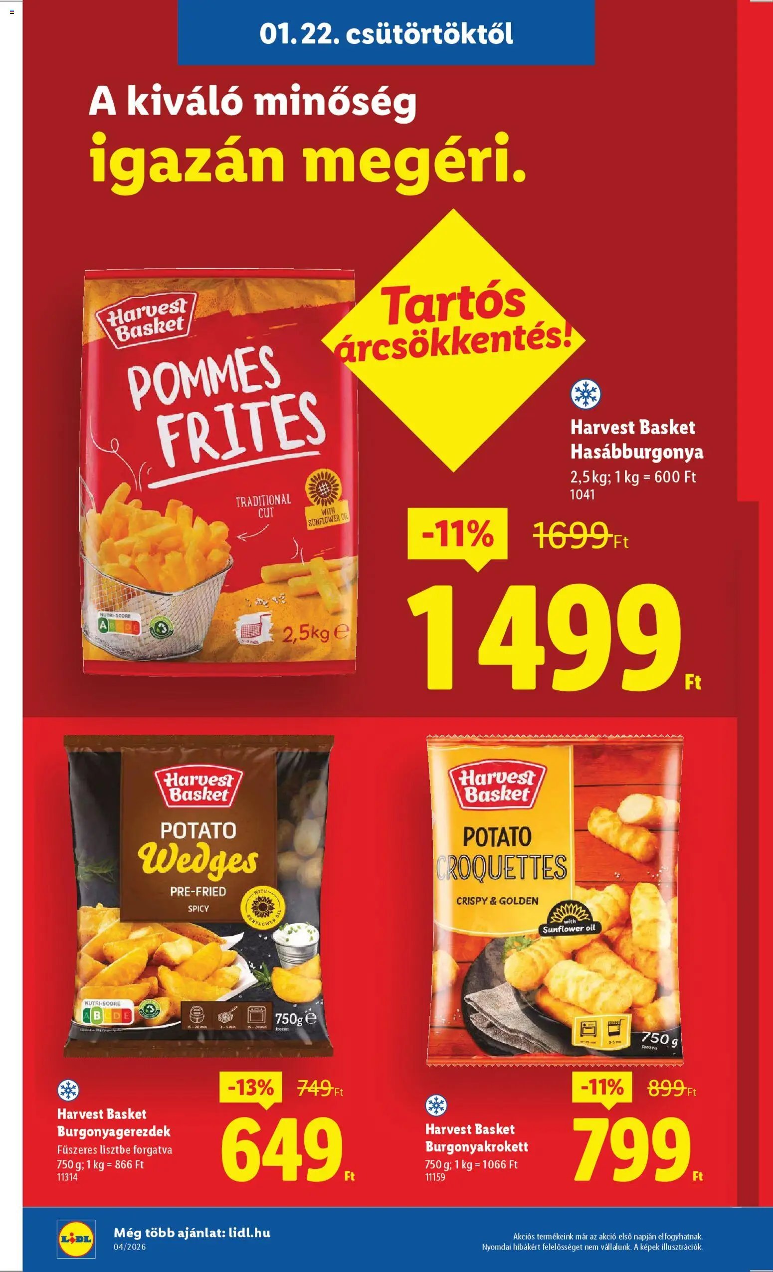 Lidl újság 2026.01.22. Akciós újság Lidl (2026-01-22 - 2026-01-28)