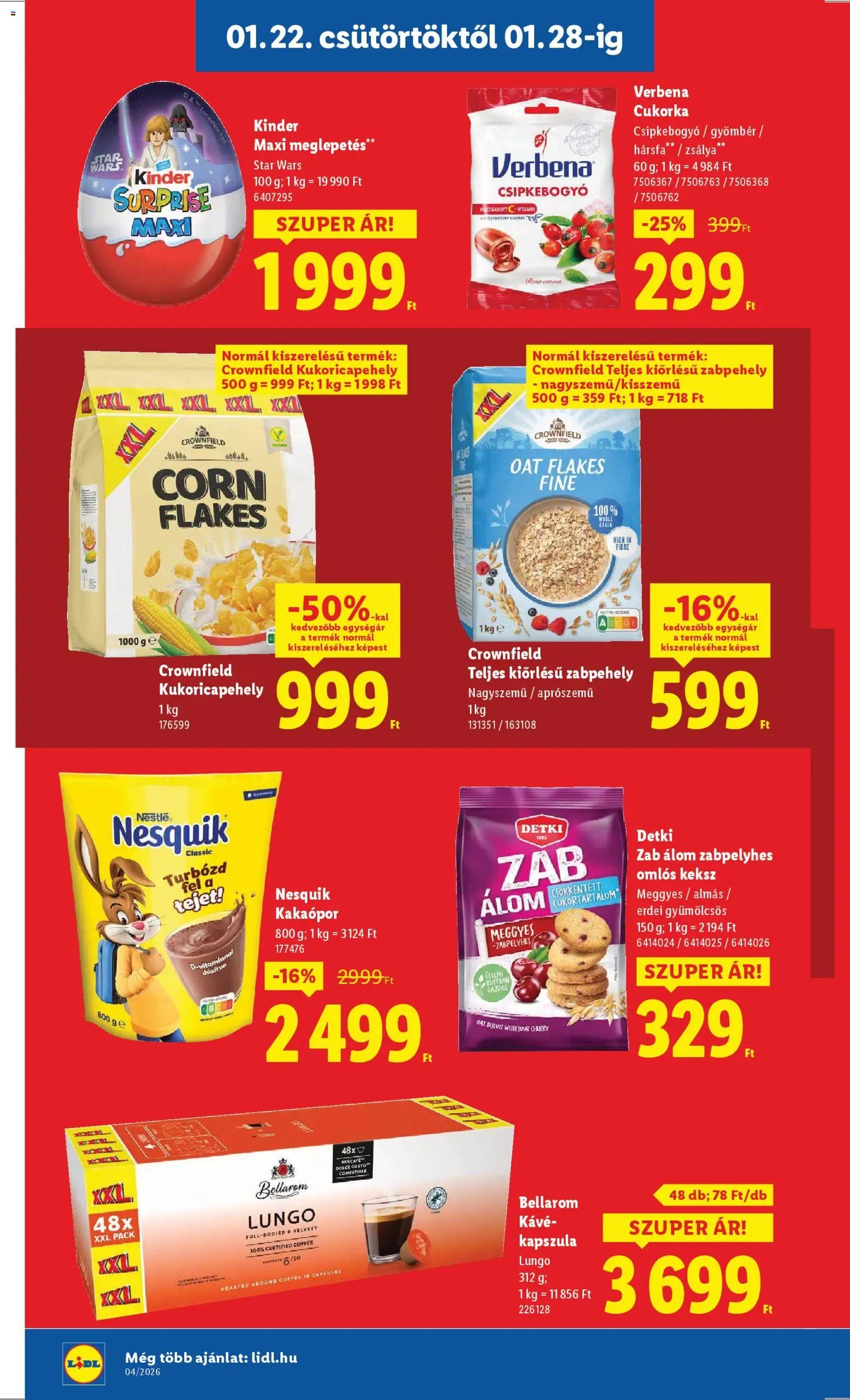 Lidl újság 2026.01.22. Akciós újság Lidl (2026-01-22 - 2026-01-28)