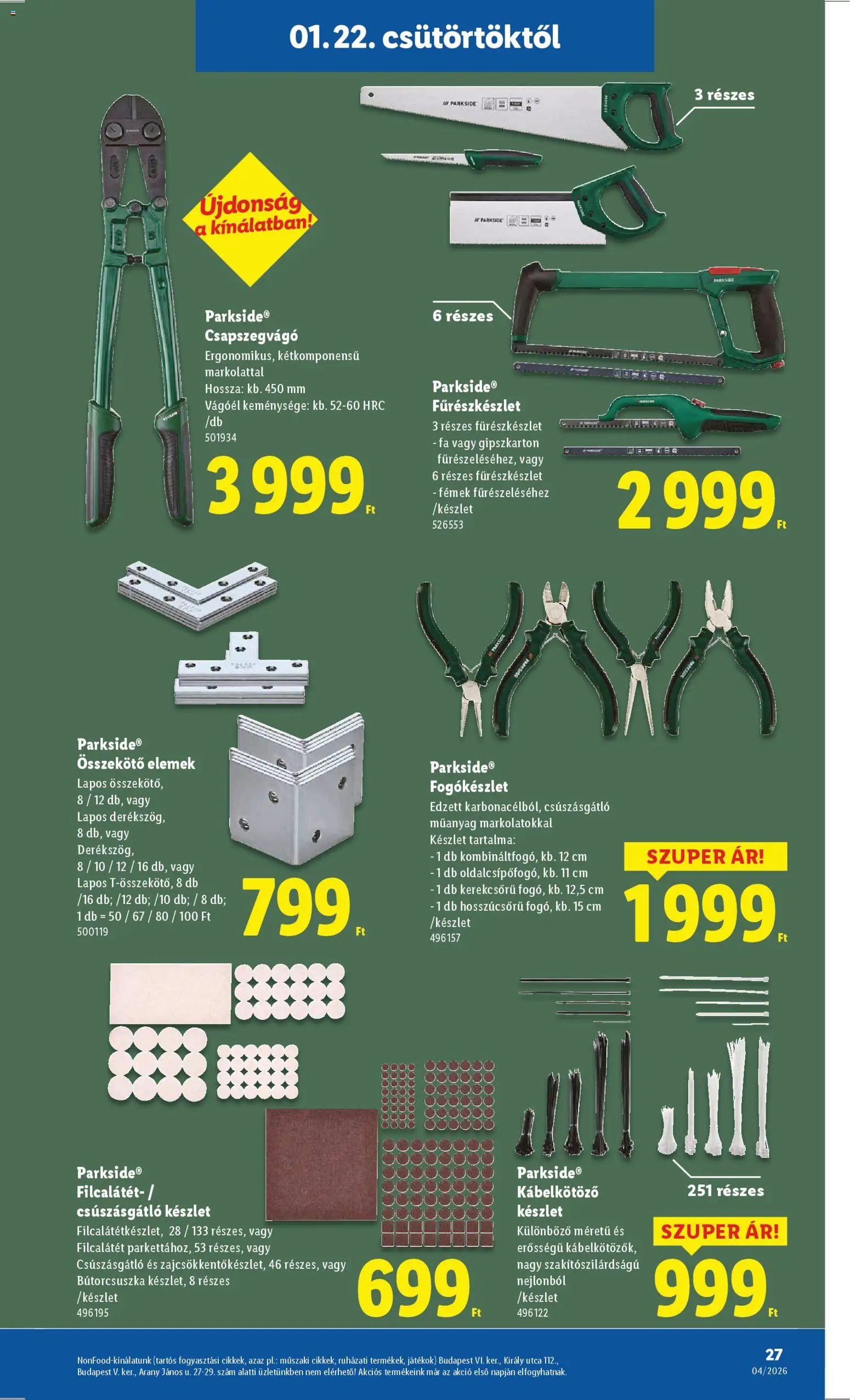 Lidl újság 2026.01.22. Akciós újság Lidl (2026-01-22 - 2026-01-28)