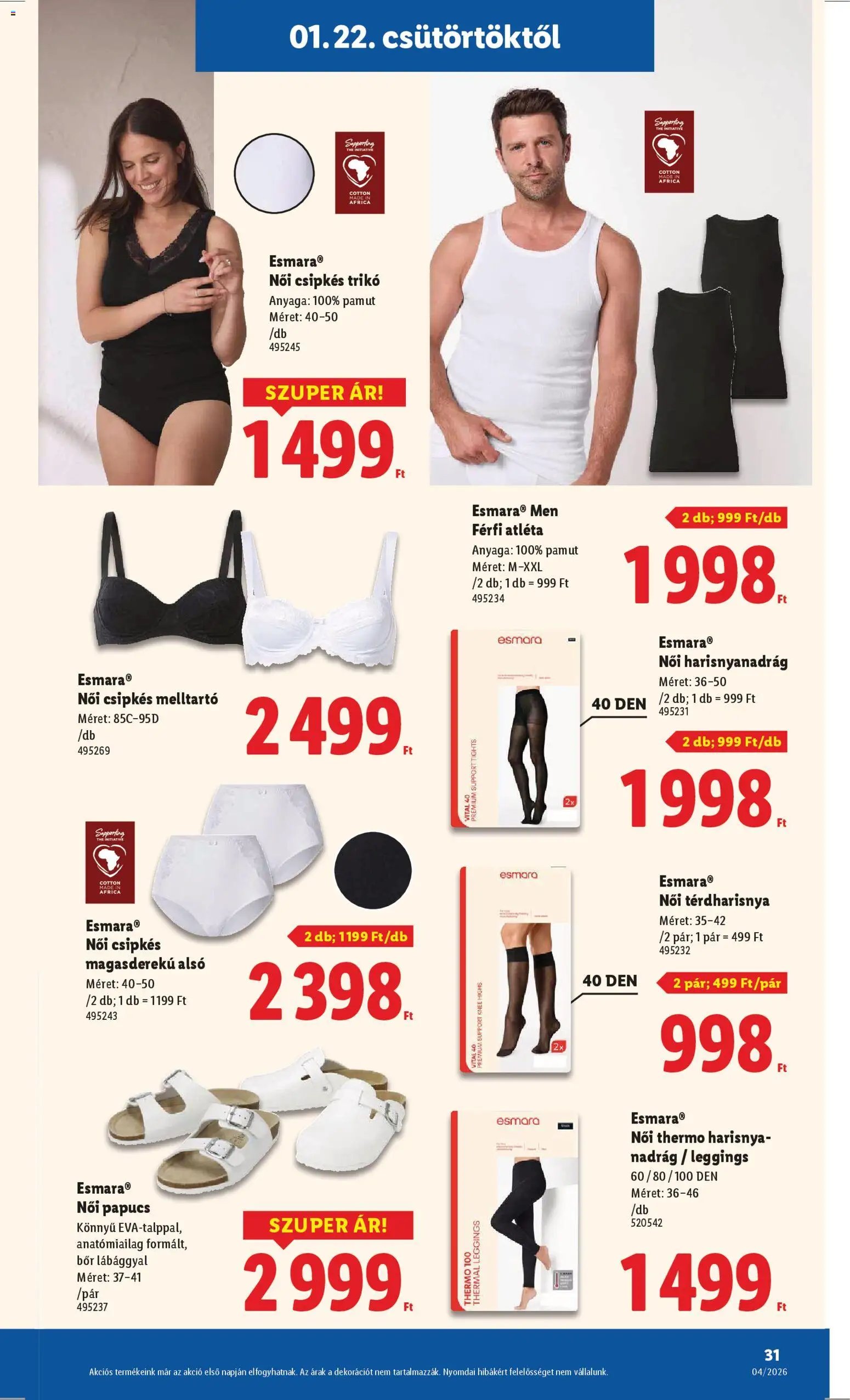 Lidl újság 2026.01.22. Akciós újság Lidl (2026-01-22 - 2026-01-28)