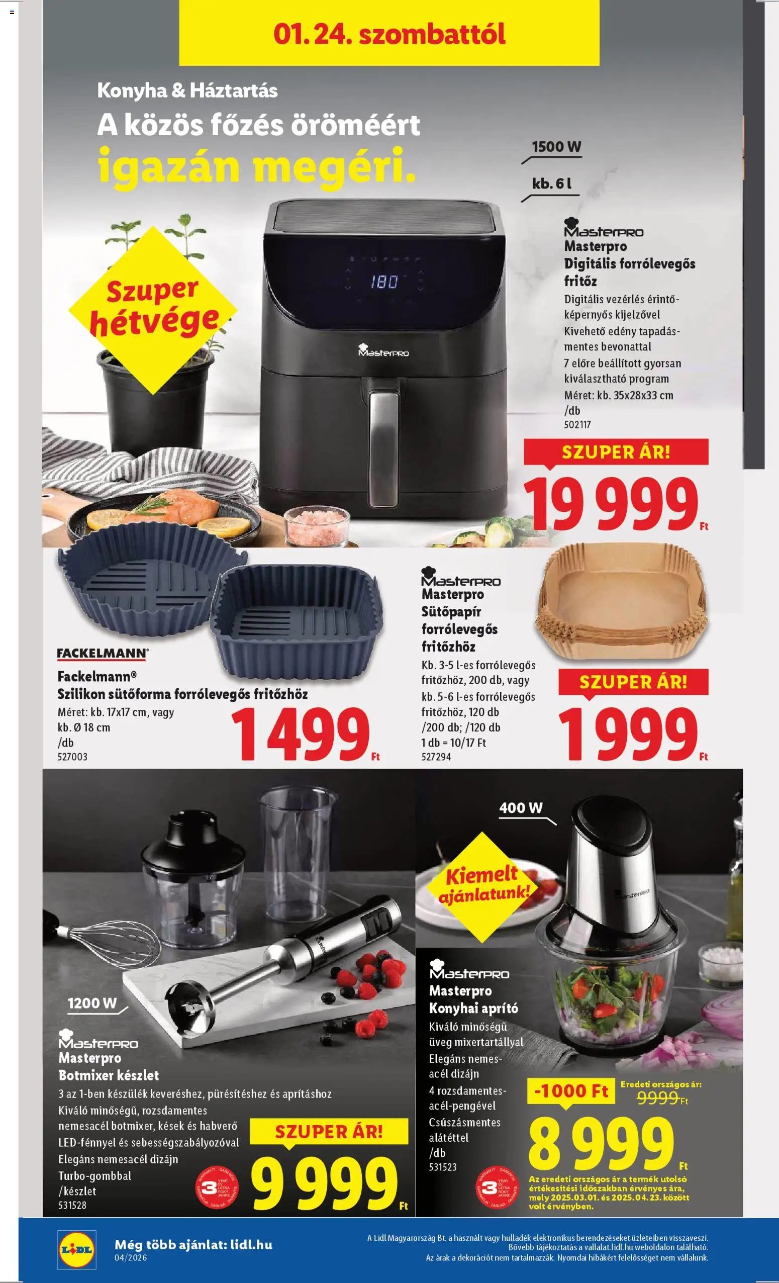 Lidl újság 2026.01.22. Akciós újság Lidl (2026-01-22 - 2026-01-28)