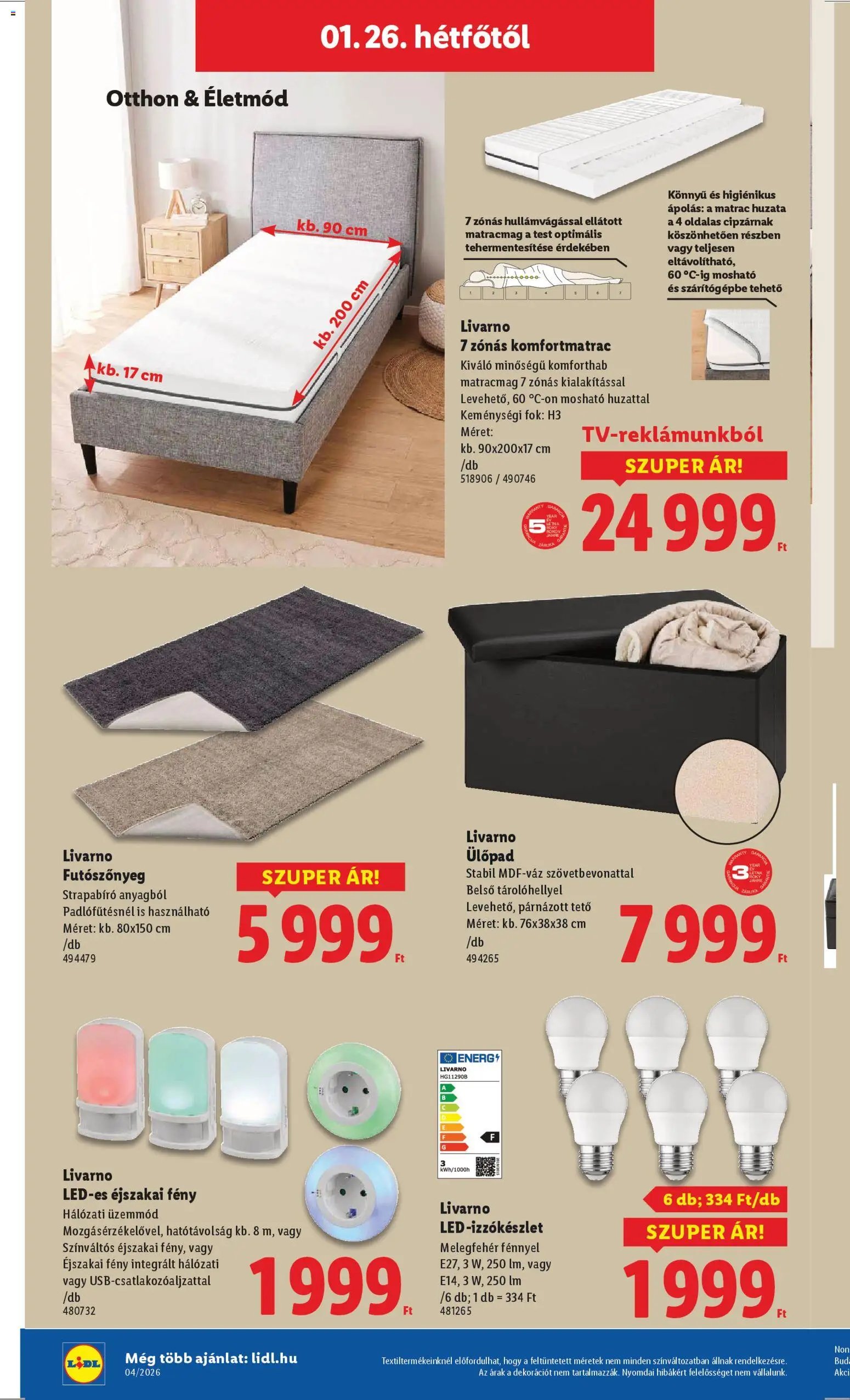 Lidl újság 2026.01.22. Akciós újság Lidl (2026-01-22 - 2026-01-28)