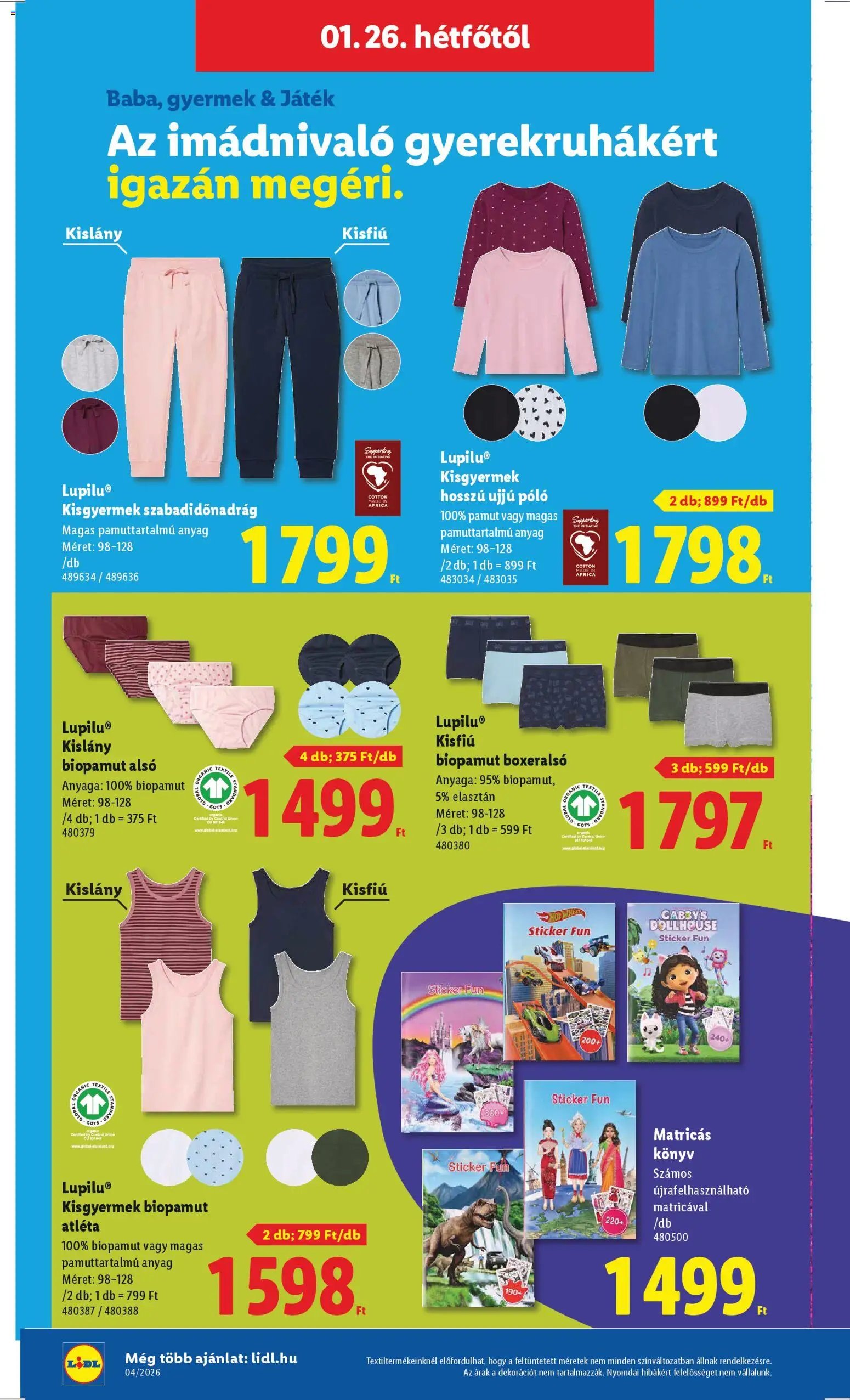 Lidl újság 2026.01.22. Akciós újság Lidl (2026-01-22 - 2026-01-28)