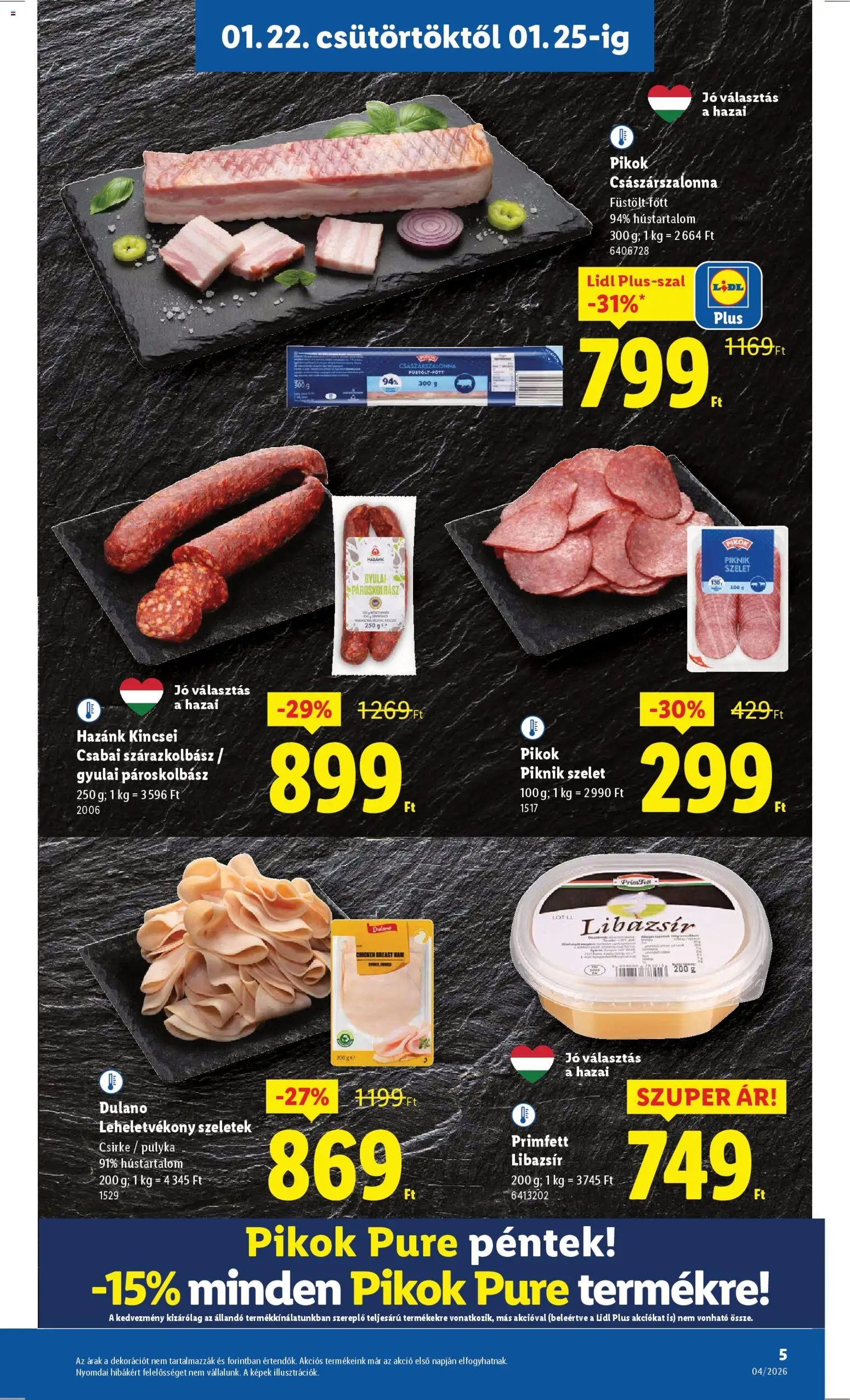 Lidl újság 2026.01.22. Akciós újság Lidl (2026-01-22 - 2026-01-28)