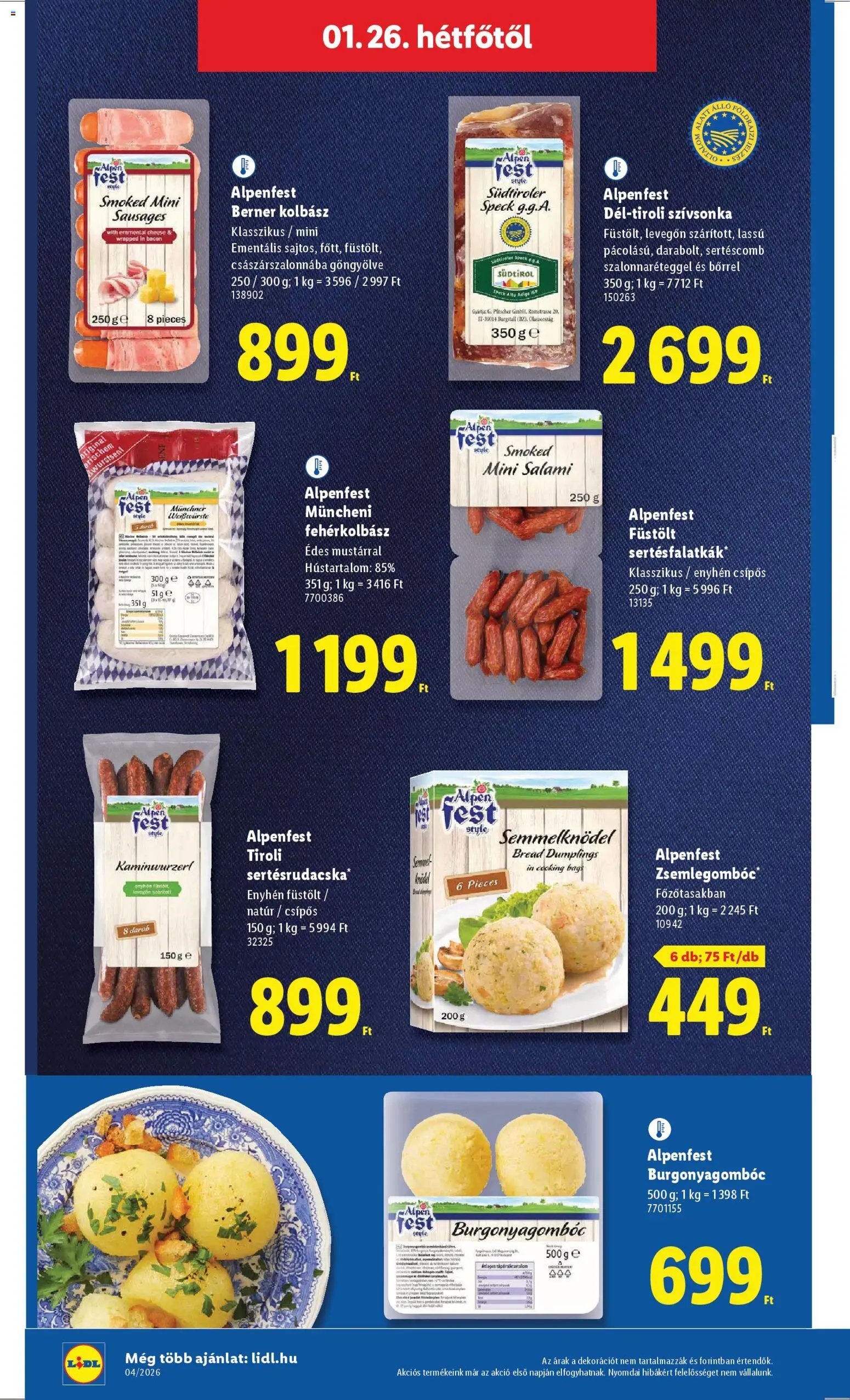 Lidl újság 2026.01.22. Akciós újság Lidl (2026-01-22 - 2026-01-28)