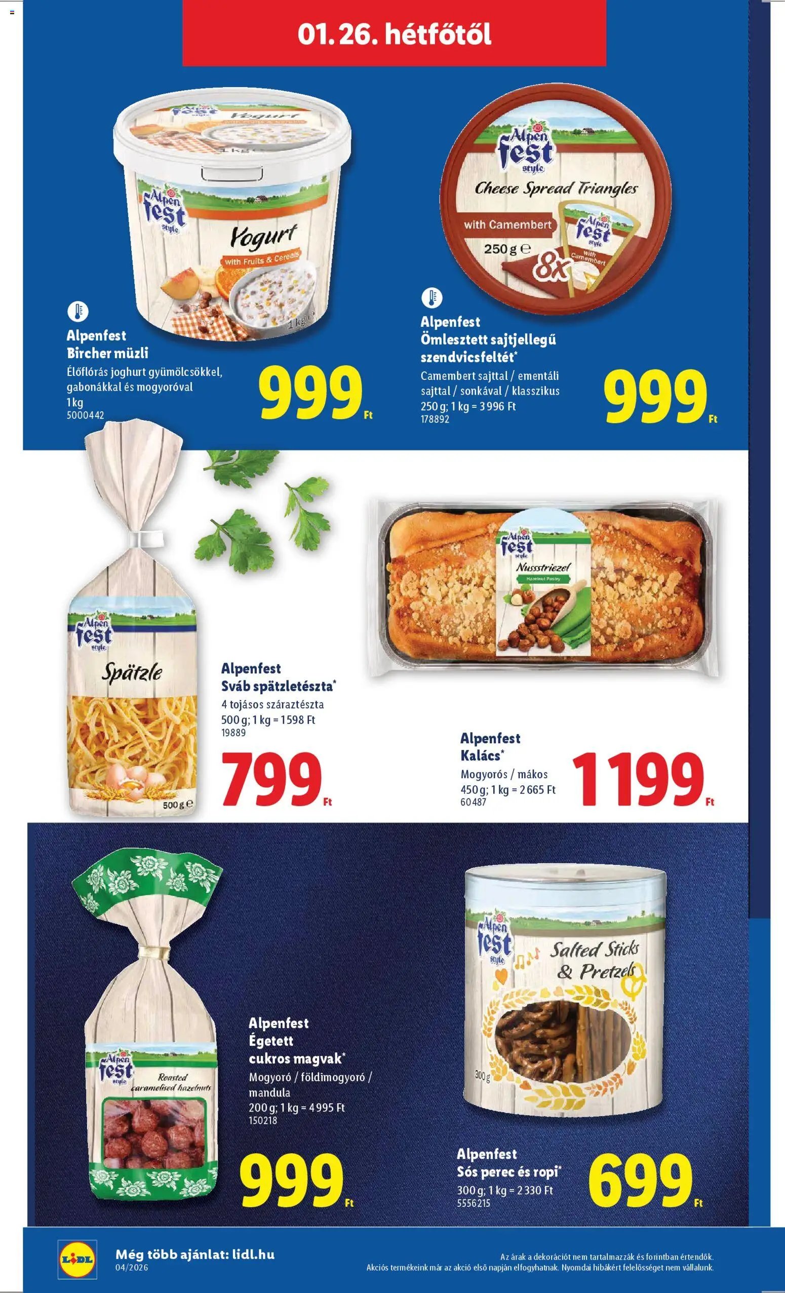 Lidl újság 2026.01.22. Akciós újság Lidl (2026-01-22 - 2026-01-28)