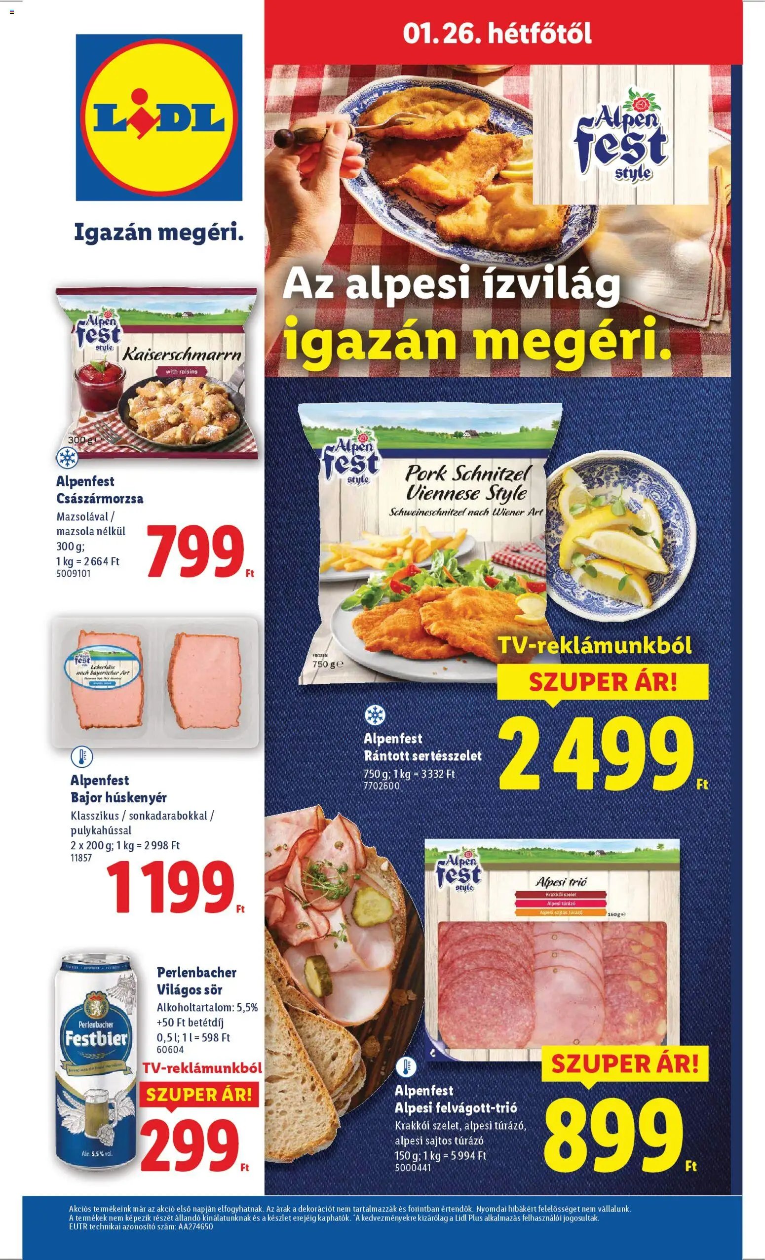 Lidl újság 2026.01.22. Akciós újság Lidl (2026-01-22 - 2026-01-28)