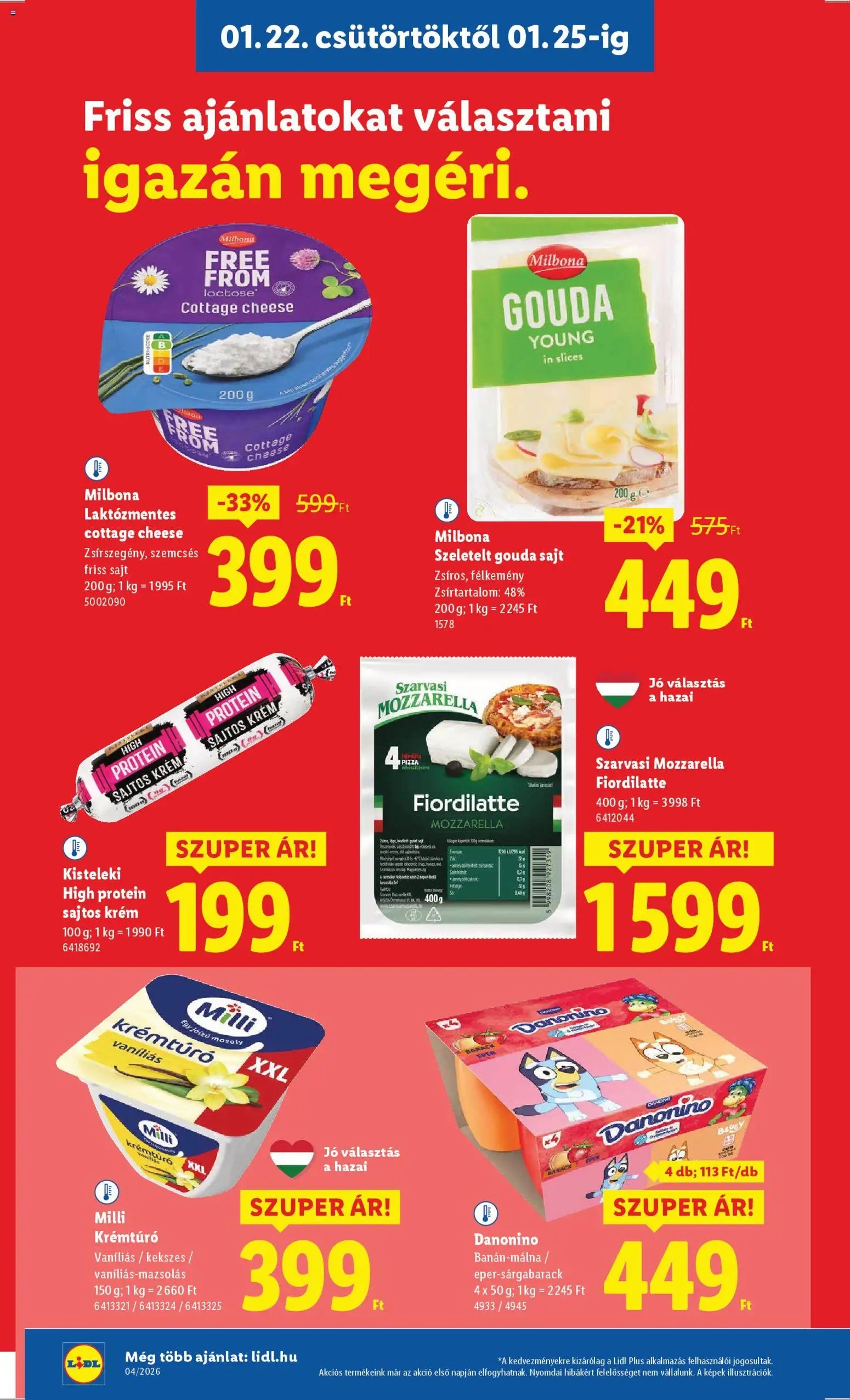 Lidl újság 2026.01.22. Akciós újság Lidl (2026-01-22 - 2026-01-28)