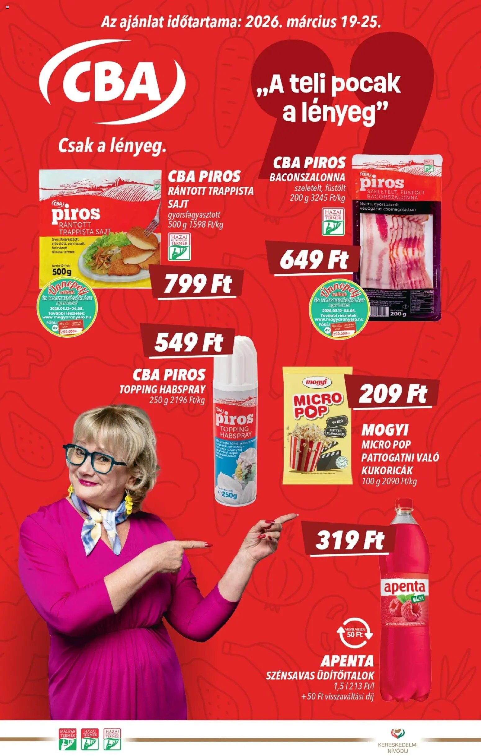 CBA újság 2026.03.19. CBA akciós újság (2026-03-19 - 2026-03-25)