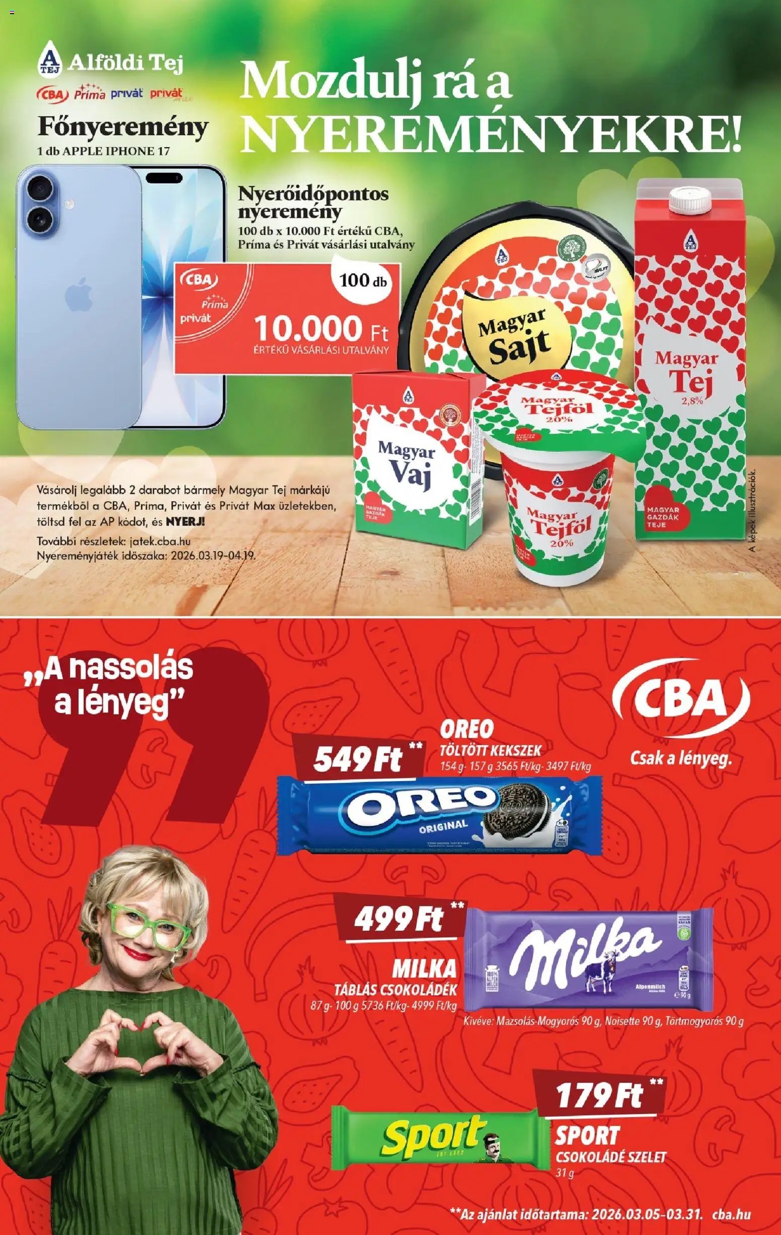 CBA újság 2026.03.19. CBA akciós újság (2026-03-19 - 2026-03-25)