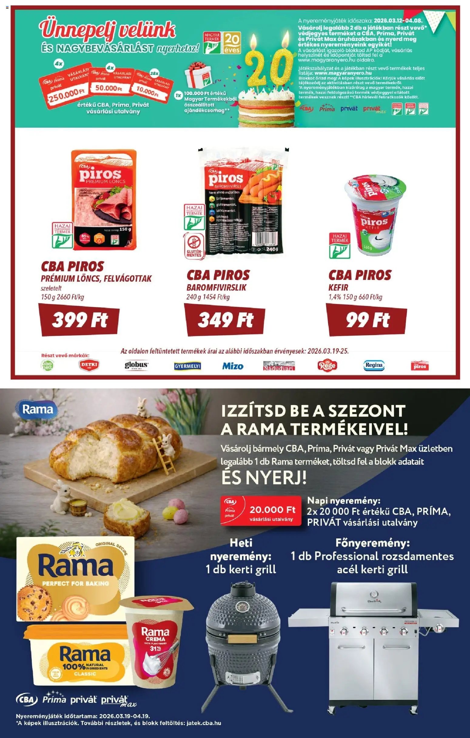 CBA újság 2026.03.19. CBA akciós újság (2026-03-19 - 2026-03-25)