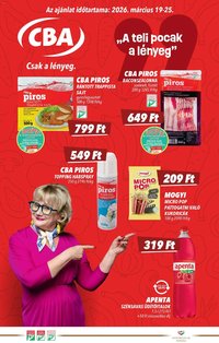 CBA újság 2026.03.19. CBA akciós újság (2026-03-19 - 2026-03-25)