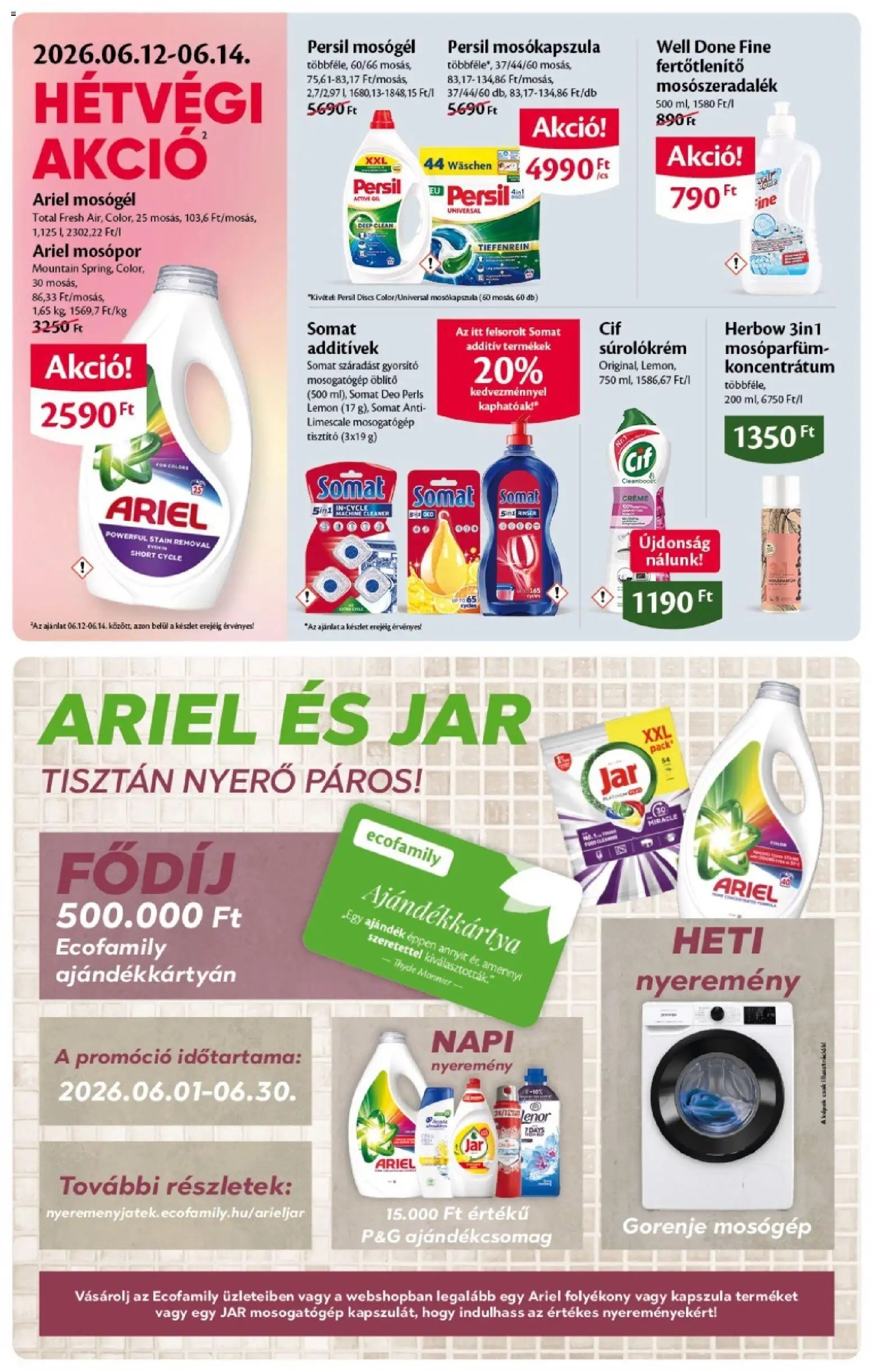 EcoFamily újság 2026.06.04. EcoFamily akciós újság