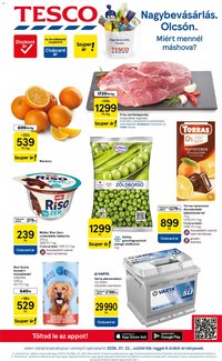 Tesco újság 2026.01.22. Akciós újság Tesco (2026-01-22 - 2026-01-28)