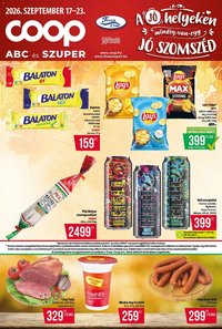 COOP újság 2026.09.17. COOP - Abc & Szuper / Tisza