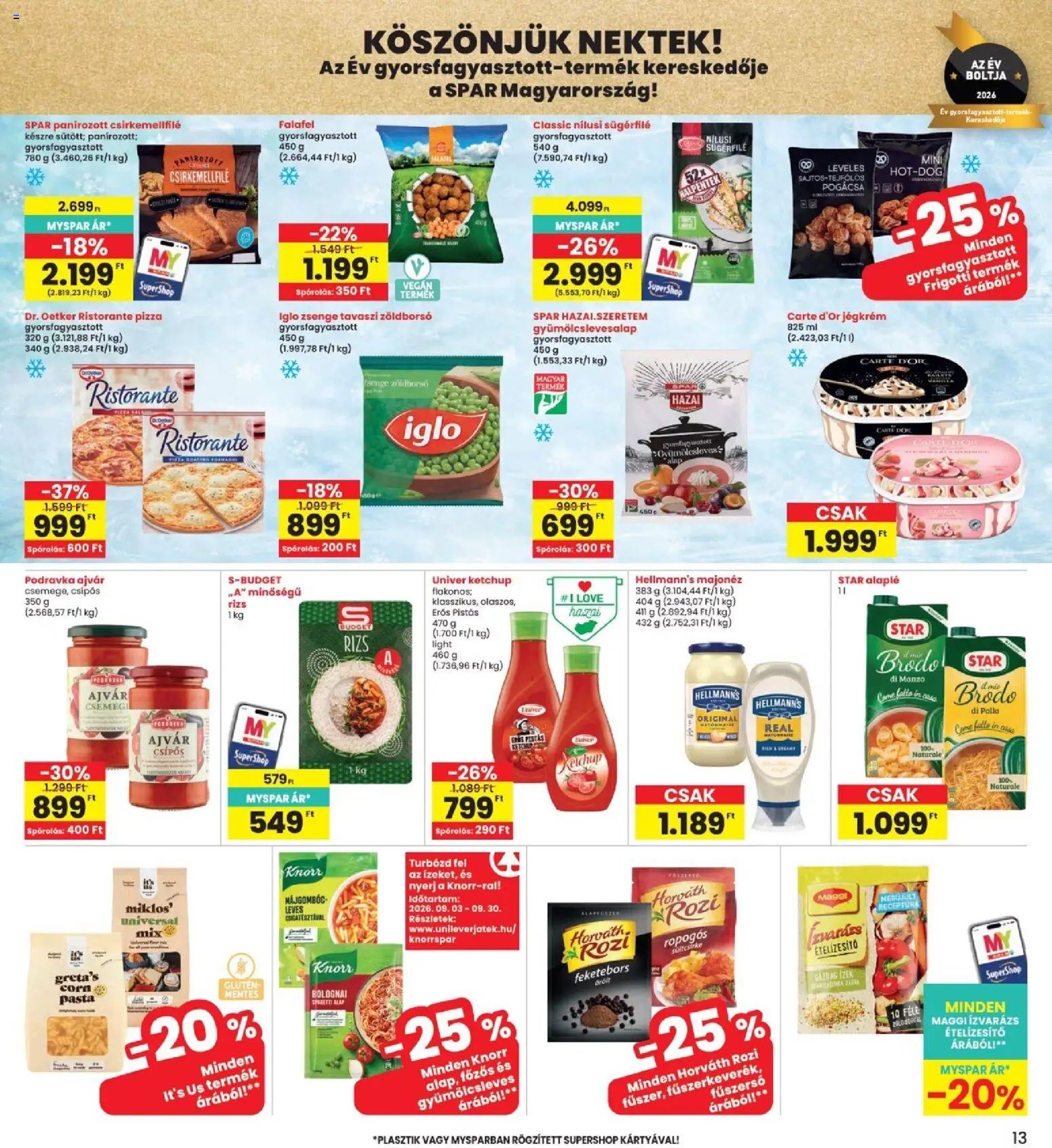 Interspar újság 2026.09.10. Interspar akciós újság