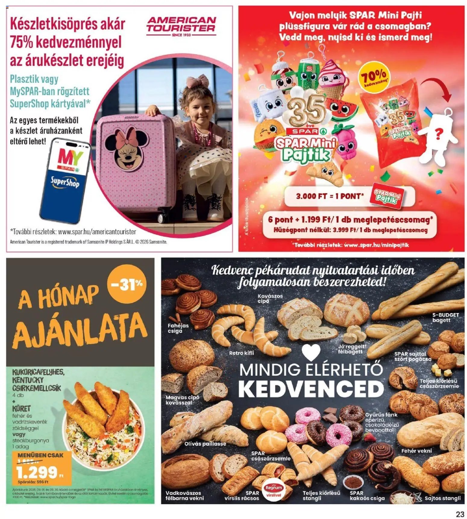 Interspar újság 2026.09.10. Interspar akciós újság